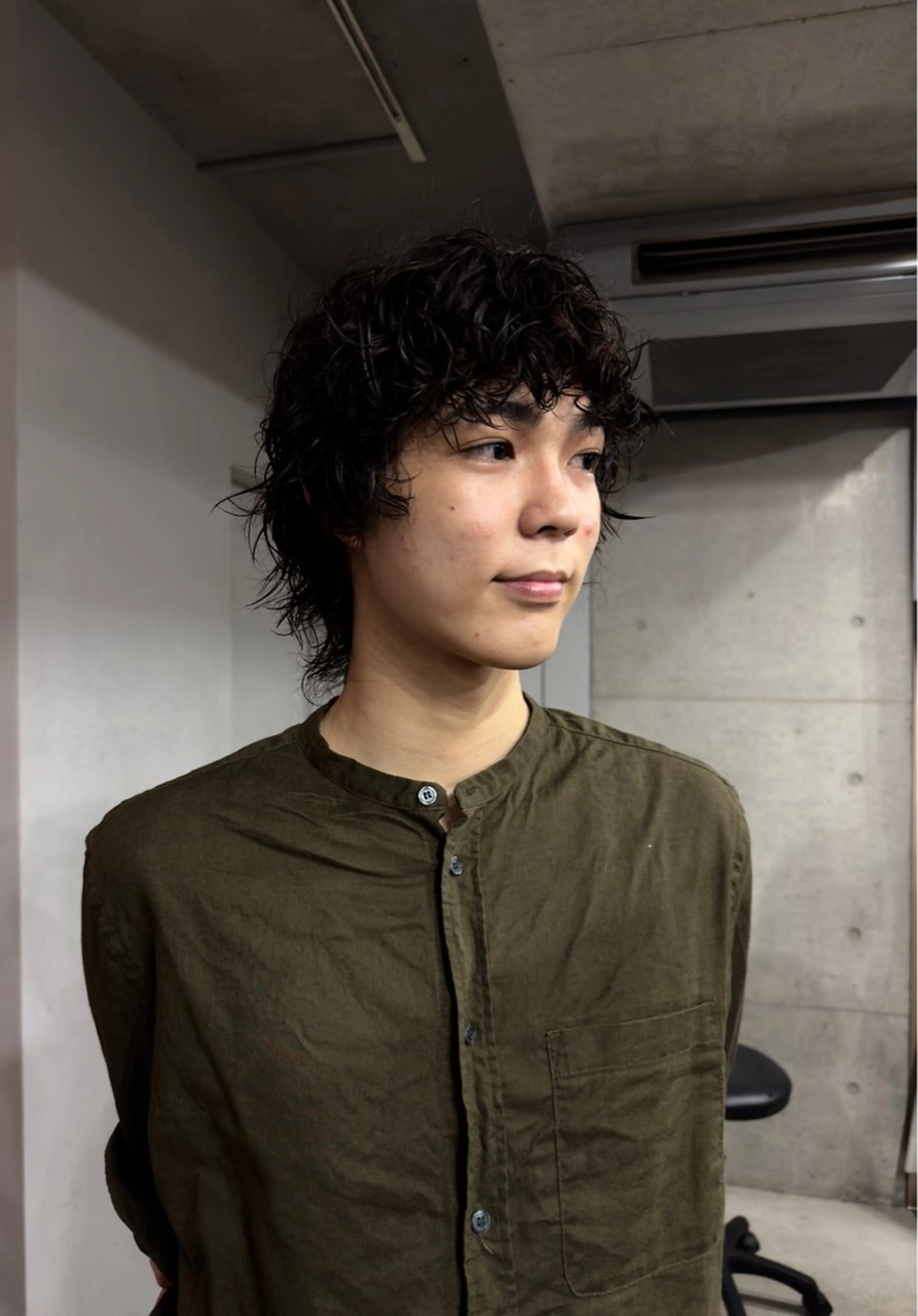 ショート パーマ メンズ 吉田一輝 外国人パーマのヘアスタイル