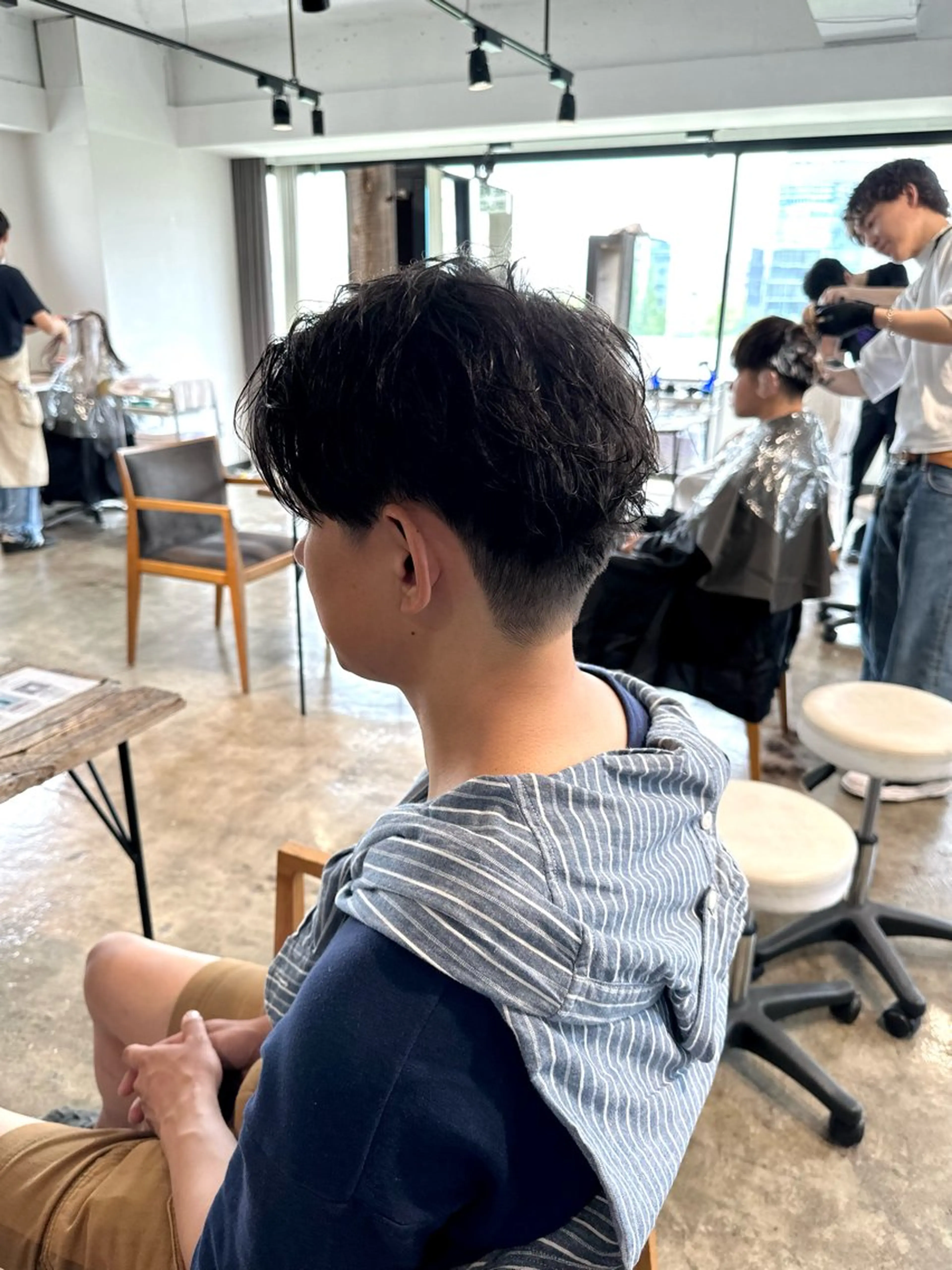 メンズ ビジネス センターパート マッシュ 刈り上げ カット 骨格補正施術/メンズ 専門美容師/YUYAのヘアスタイル