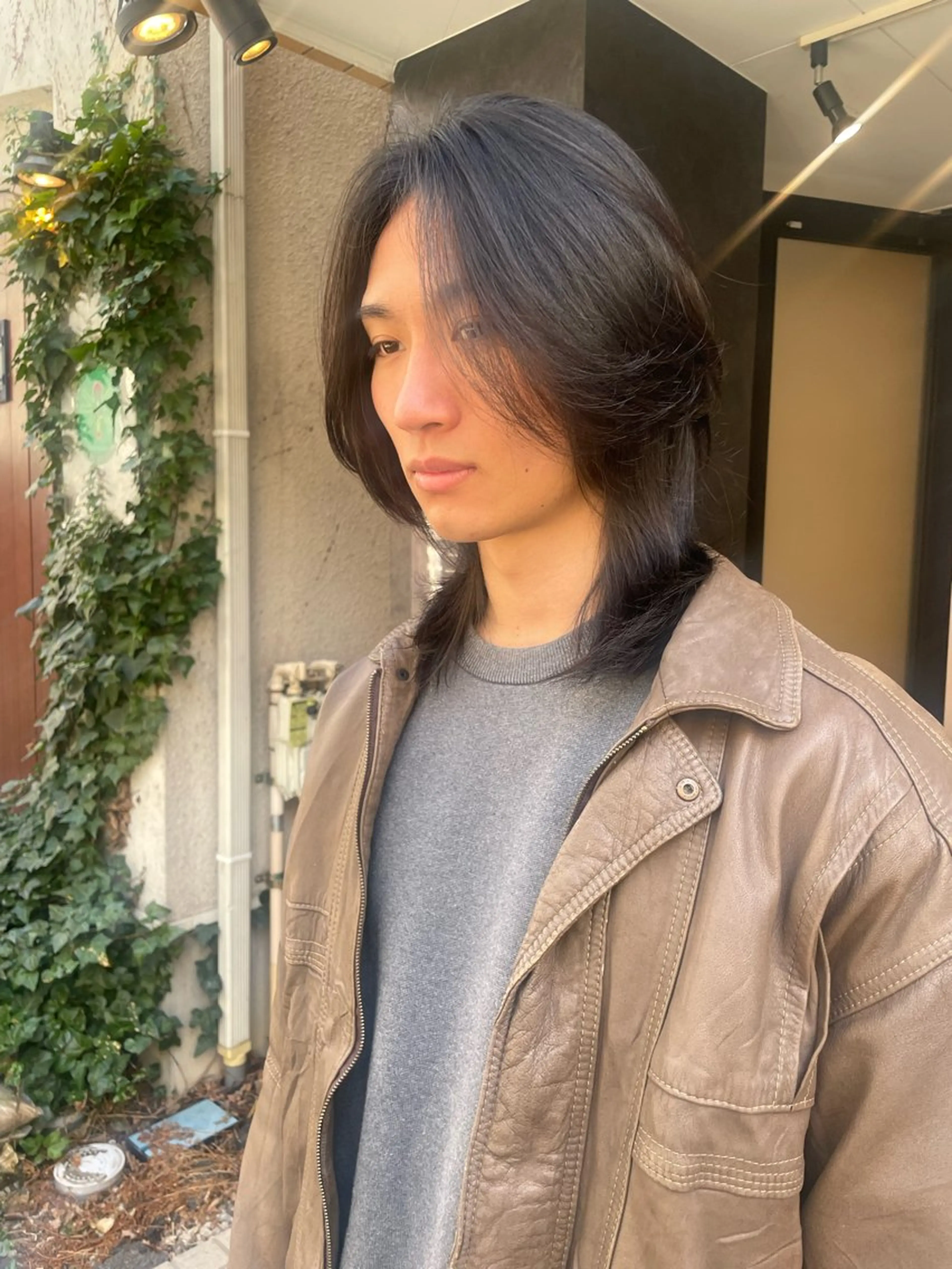 ロング メンズ メンズウルフカット ロング ウルフカット カット ヘッドスパ しのはら まどかのヘアスタイル