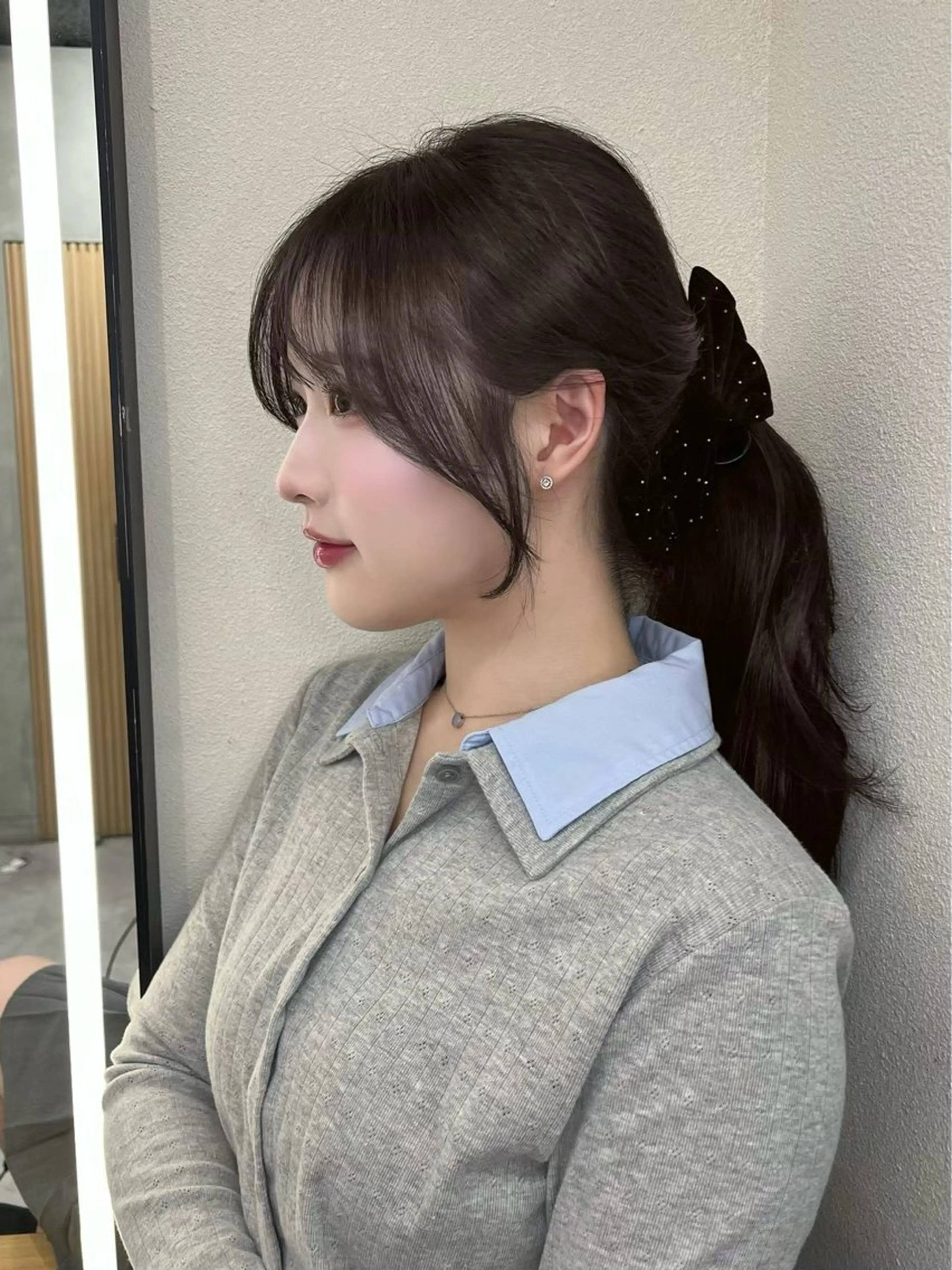 カラー ヘアカラー 透明感カラー🌱‬‪ 結衣のヘアスタイル