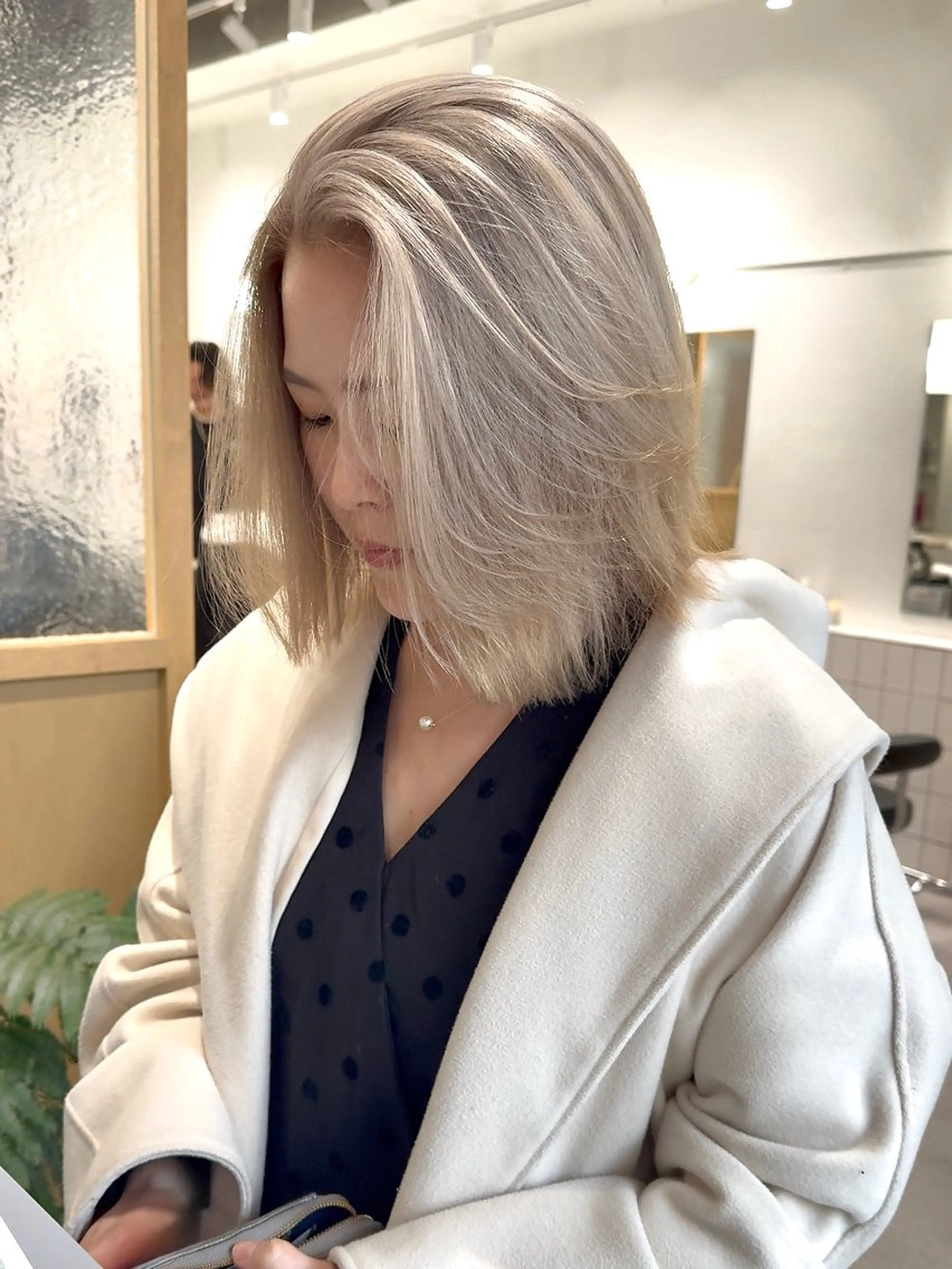 カラー カラー/髪質改善 レイヤー/vagueのヘアスタイル