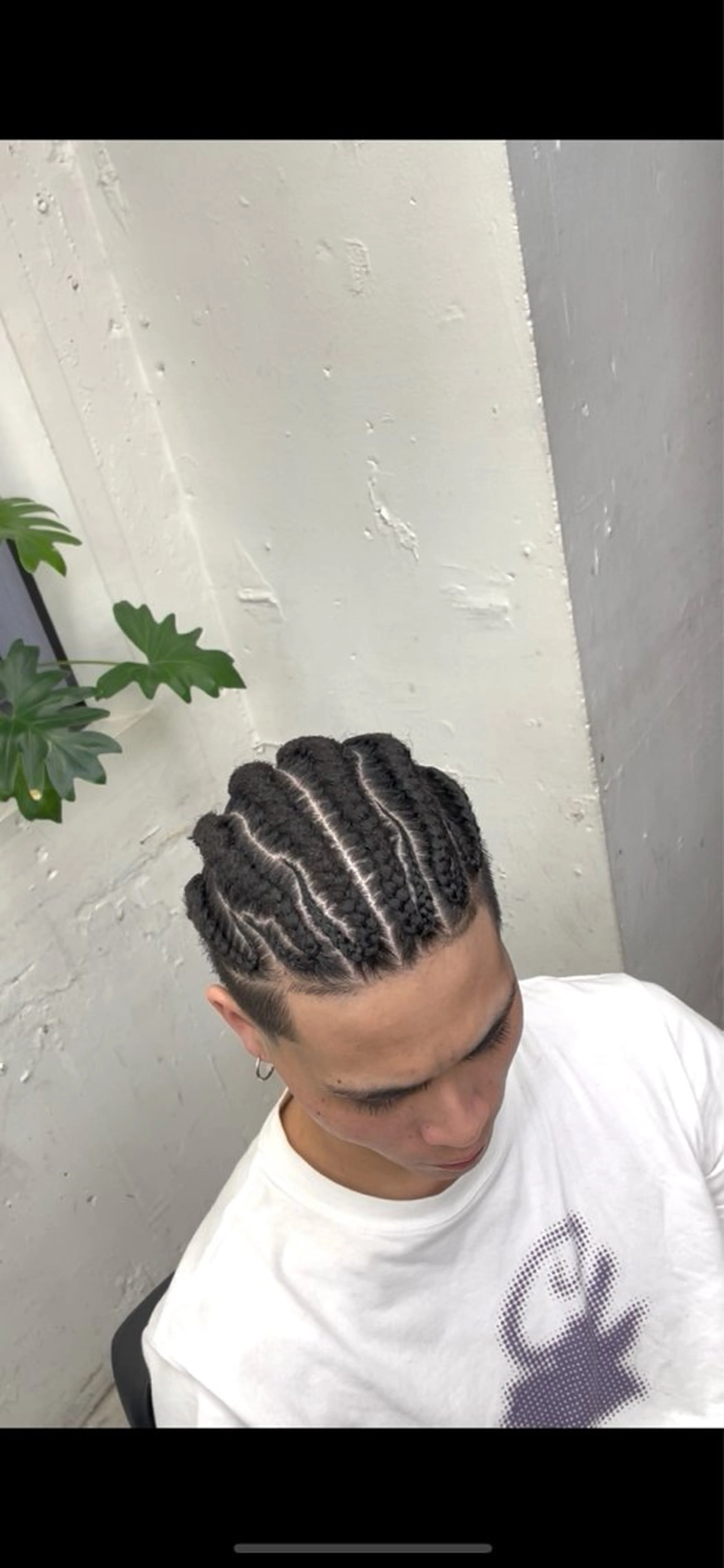 ヘアアレンジ メンズ コーンロウ／ブレイズ SYUのヘアスタイル