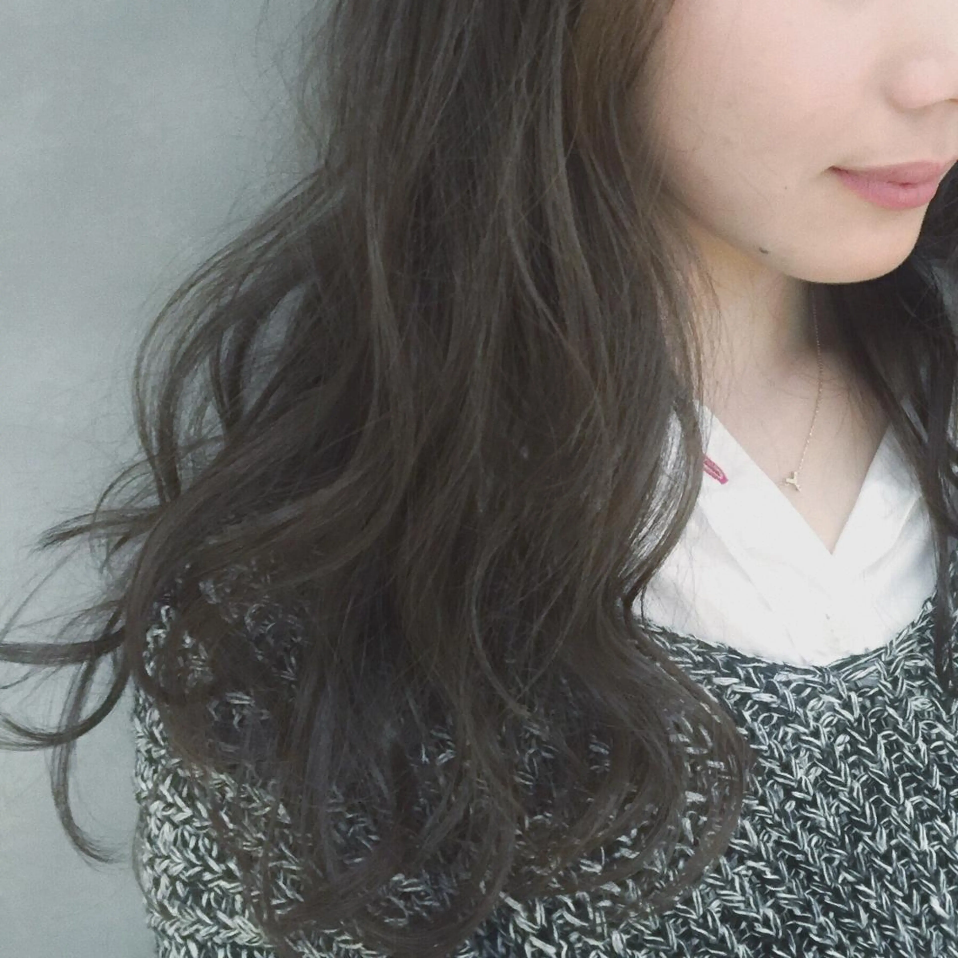 ロング カラー 外国人風カラー 井上 美奈子のヘアスタイル