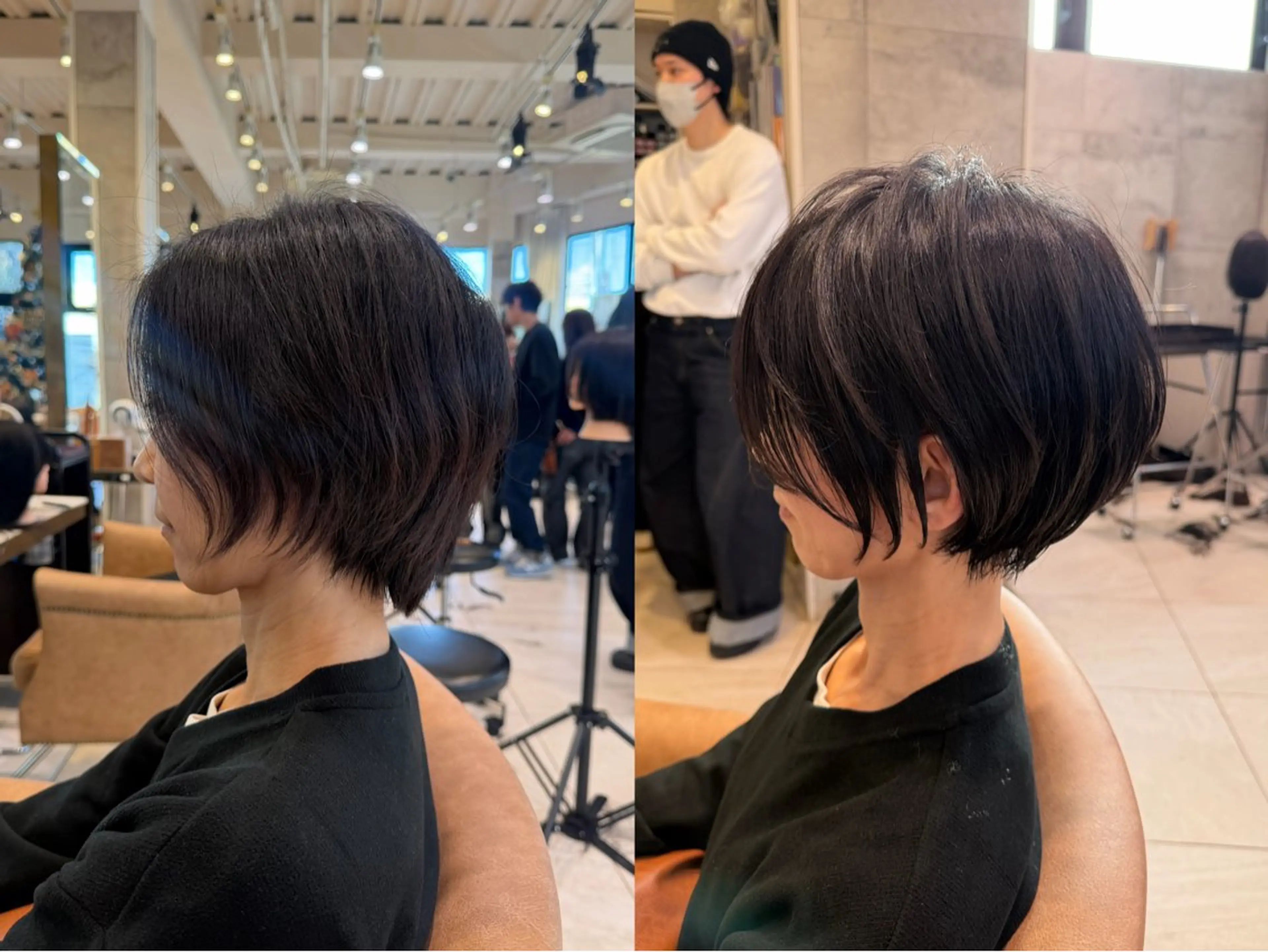 ショート カラー ヘアアレンジ カット ヘアカラー トリートメント 髙山 莉愛のヘアスタイル