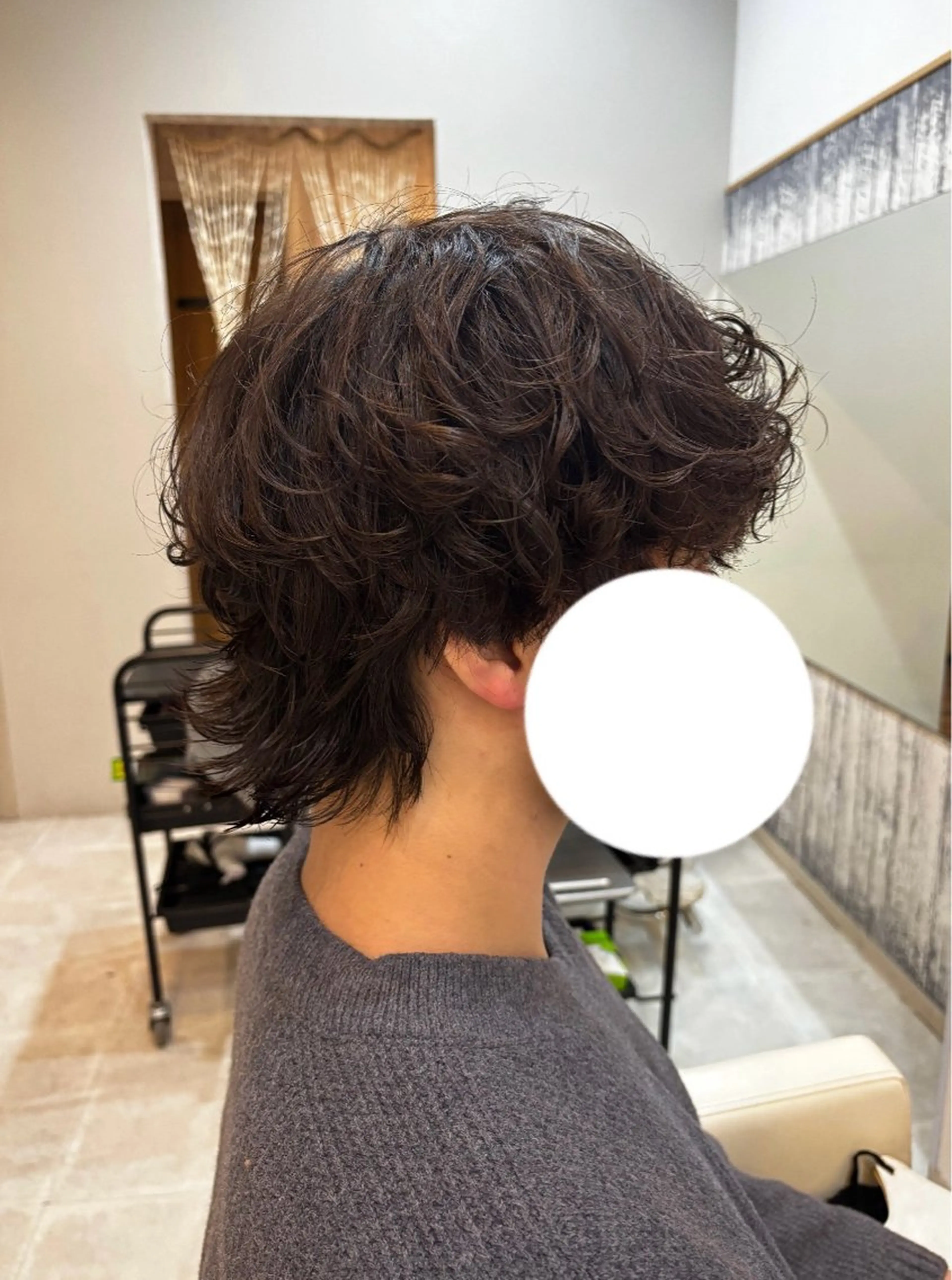 パーマ メンズ メンズパーマ カット パーマ あすか/ 松本/モデル募集中のヘアスタイル