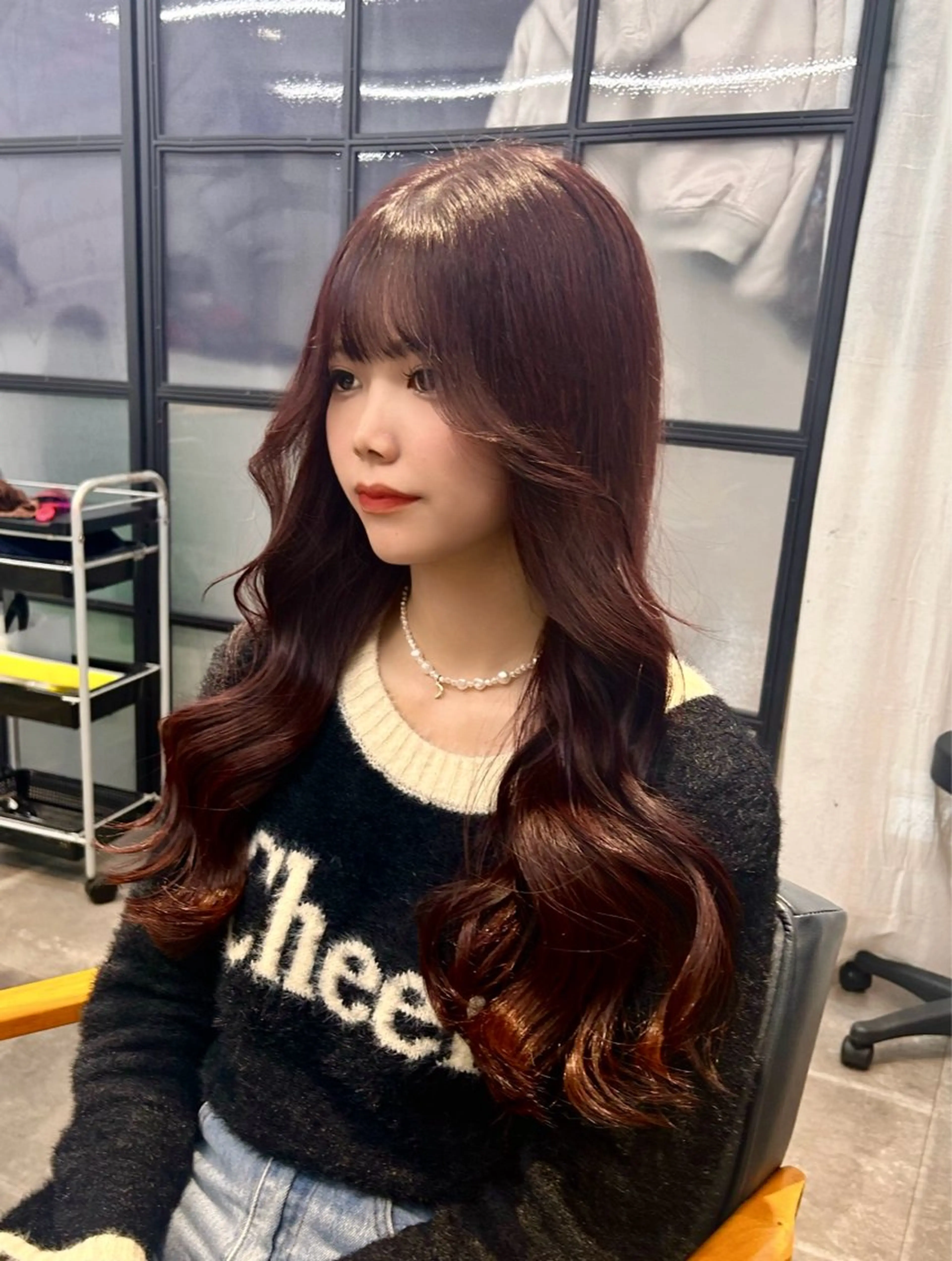 ロング カラー 韓国×髪質改善カラー 💎hinaのヘアスタイル