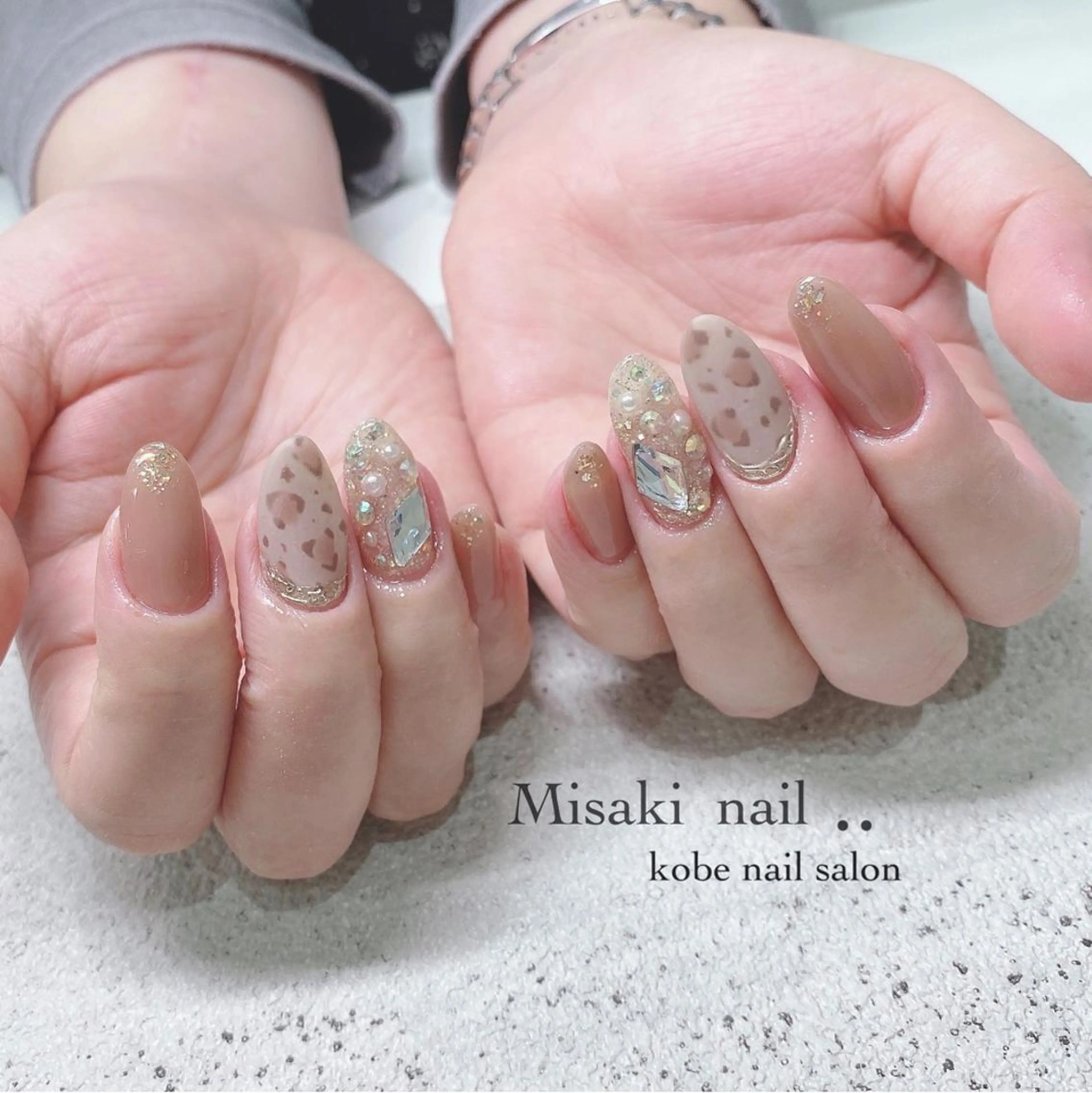 ネイル 韓国ネイル ワンホンネイル ハンドネイル nailsalon miinailsのネイルデザイン