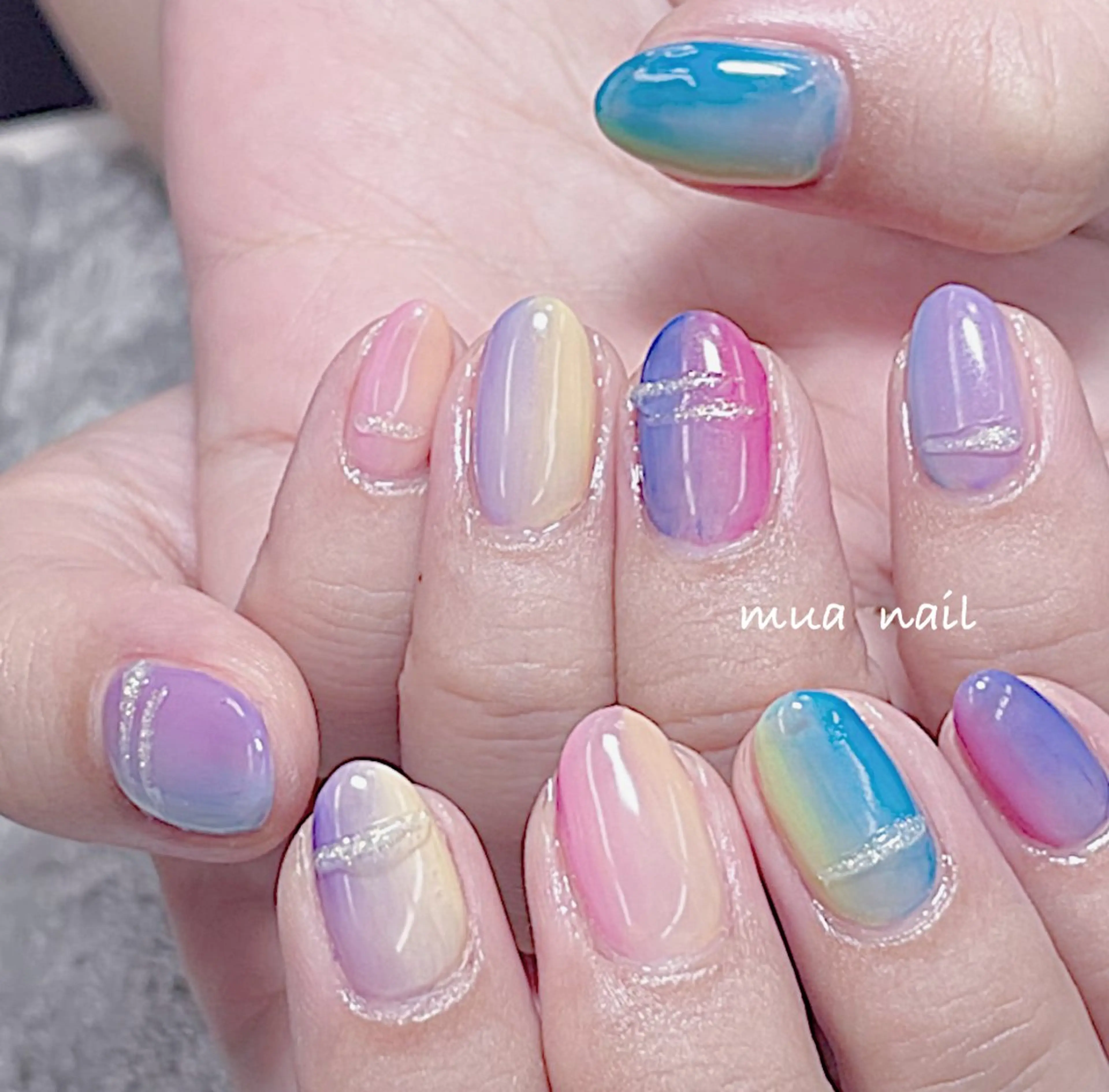 ネイル 夏ネイル ハンドネイル mua nail mikiのネイルデザイン