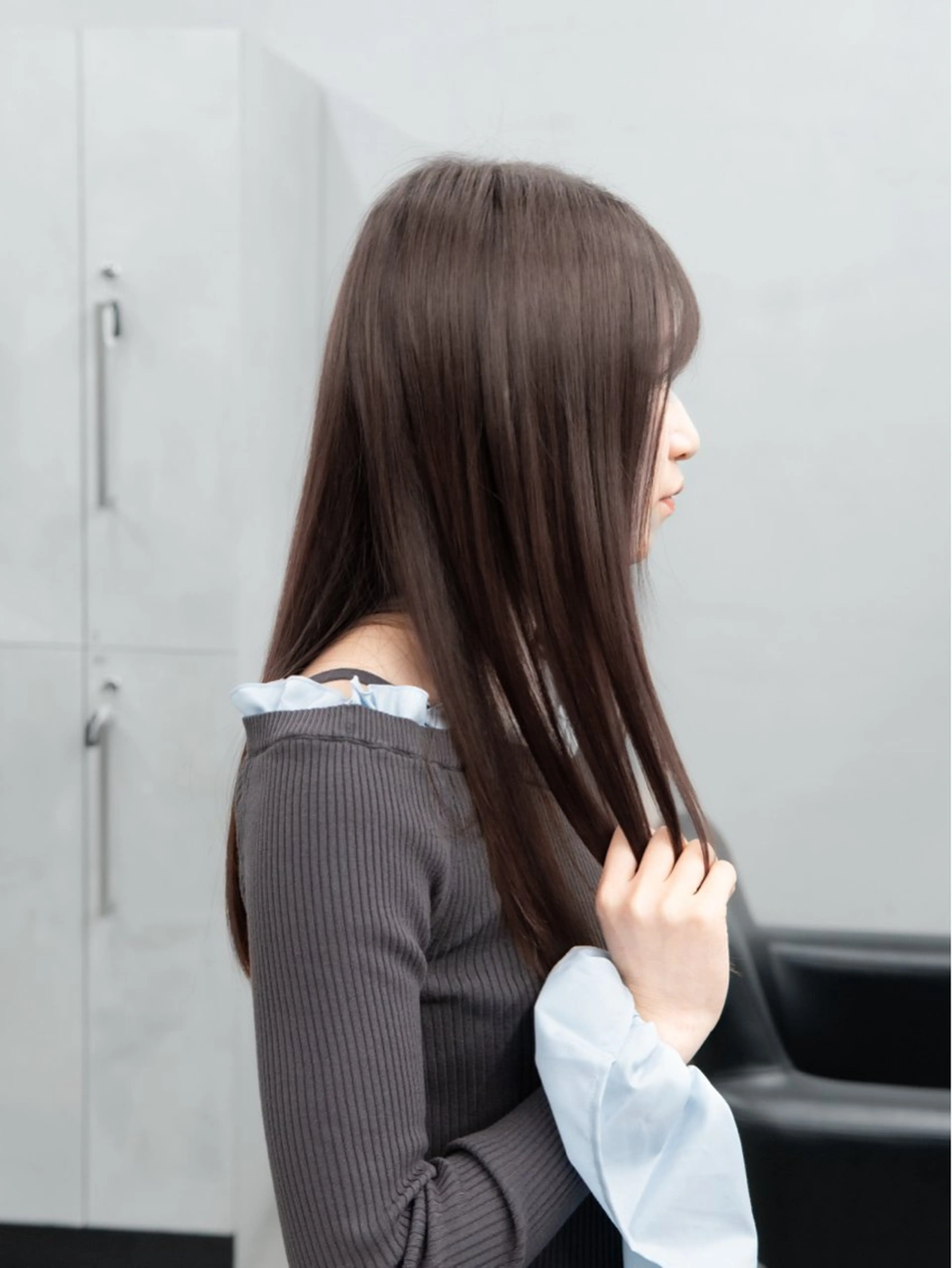 セミロング カラー ブラウンカラー 透明感カラー トリートメント ヘアカラー トリートメント 🦋髪質改善/艶髪 /カラー/go🦋のヘアスタイル