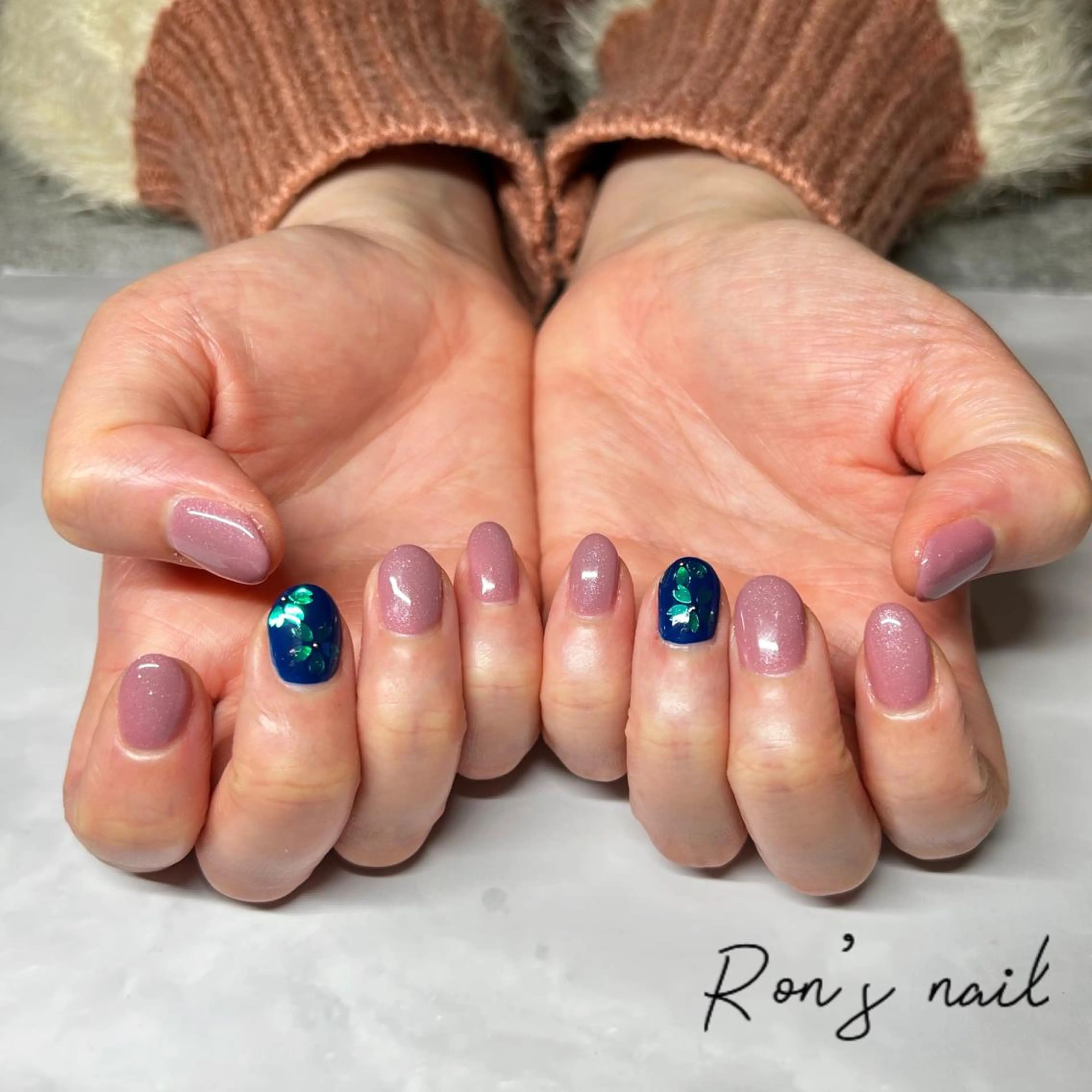 ネイル Ron's nail 笹岡のネイルデザイン