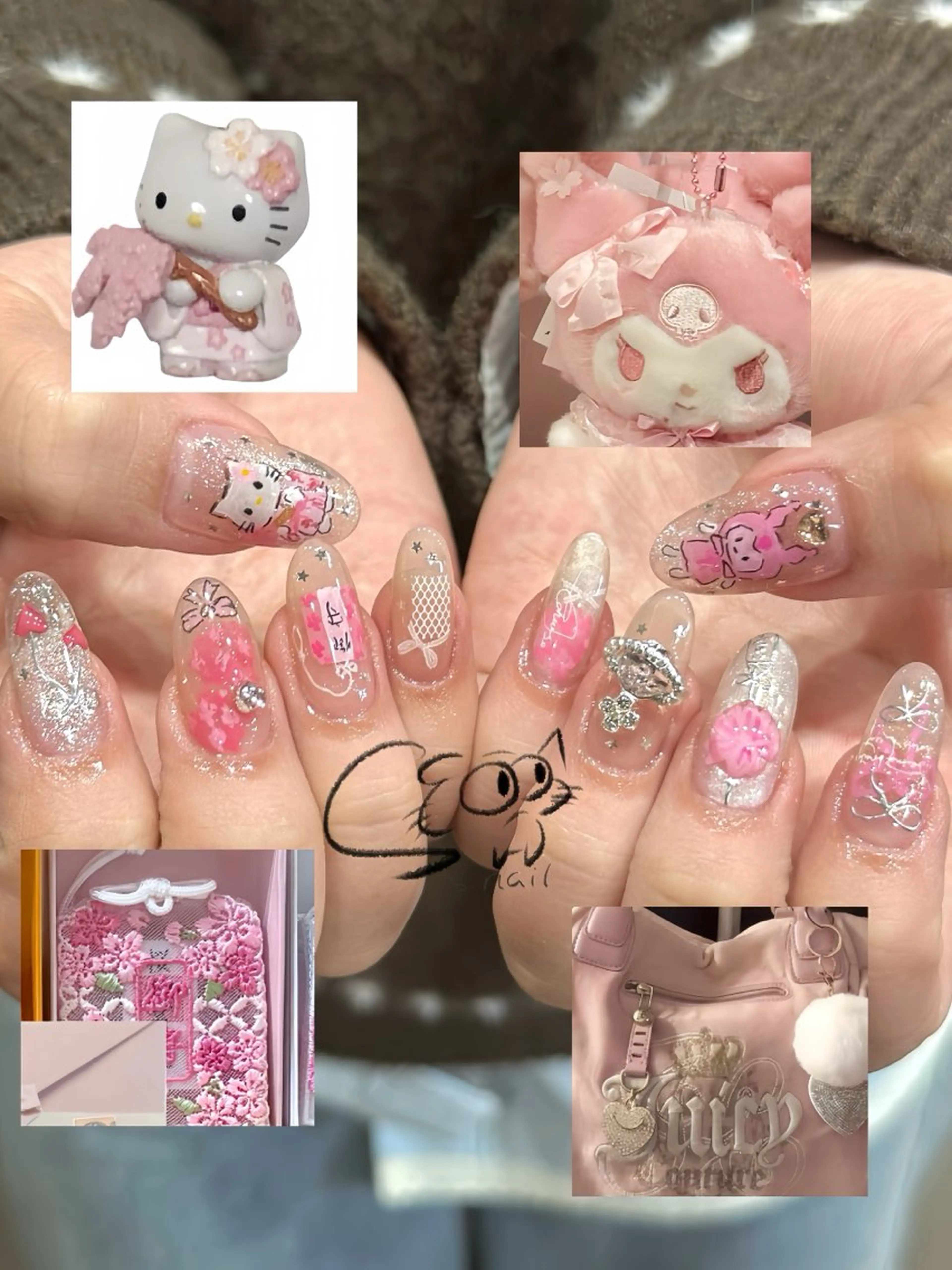 ネイル アートネイル チークネイル フレンチネイル グラデーション マグネットネイル S.nail _のネイルデザイン