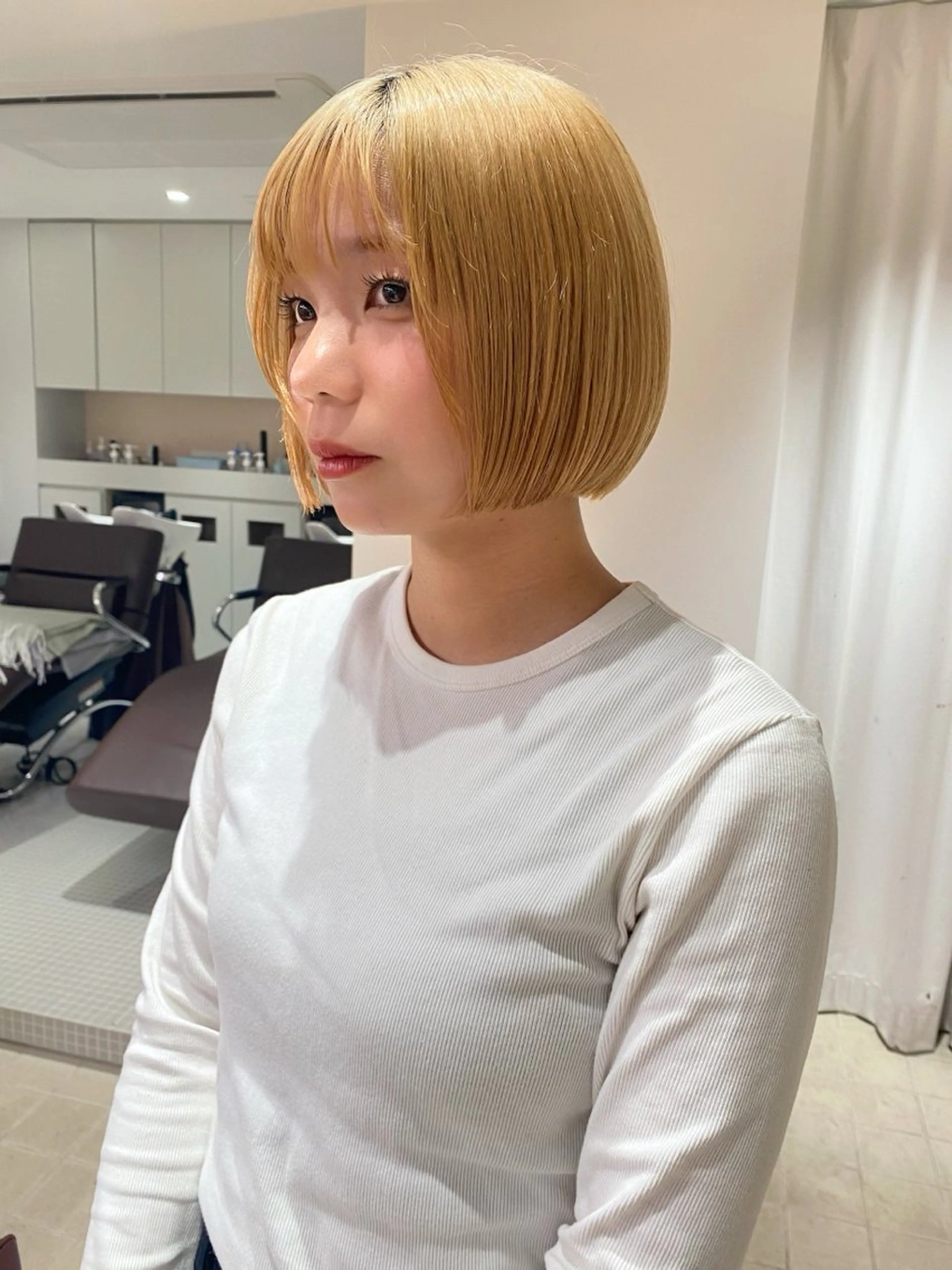 ショート kou🌥️レイヤー /艶カラーのヘアスタイル