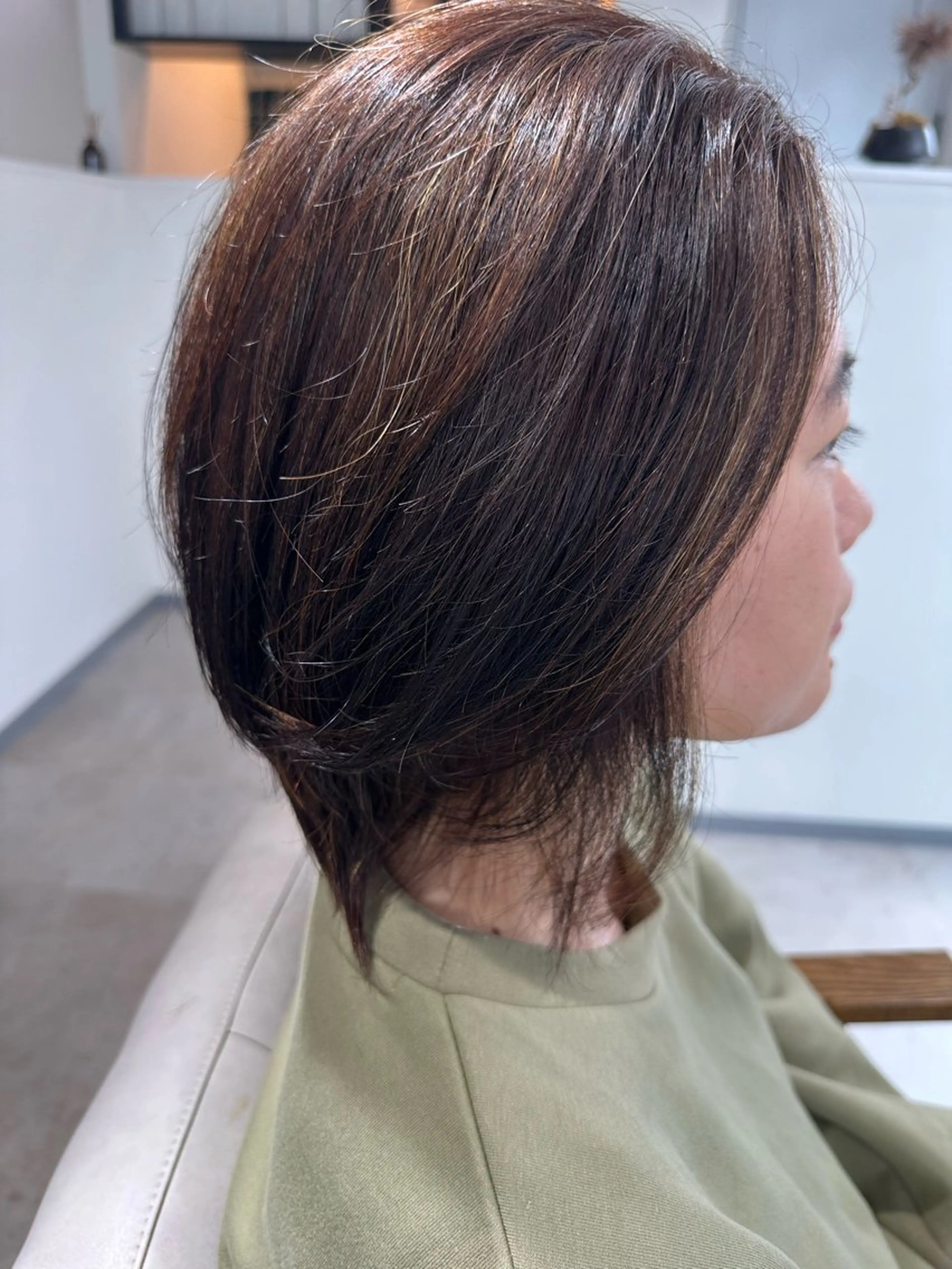 ミディアム カラー 脱白髪染め❕白髪 ぼかし特化🌟ヨコタのヘアスタイル