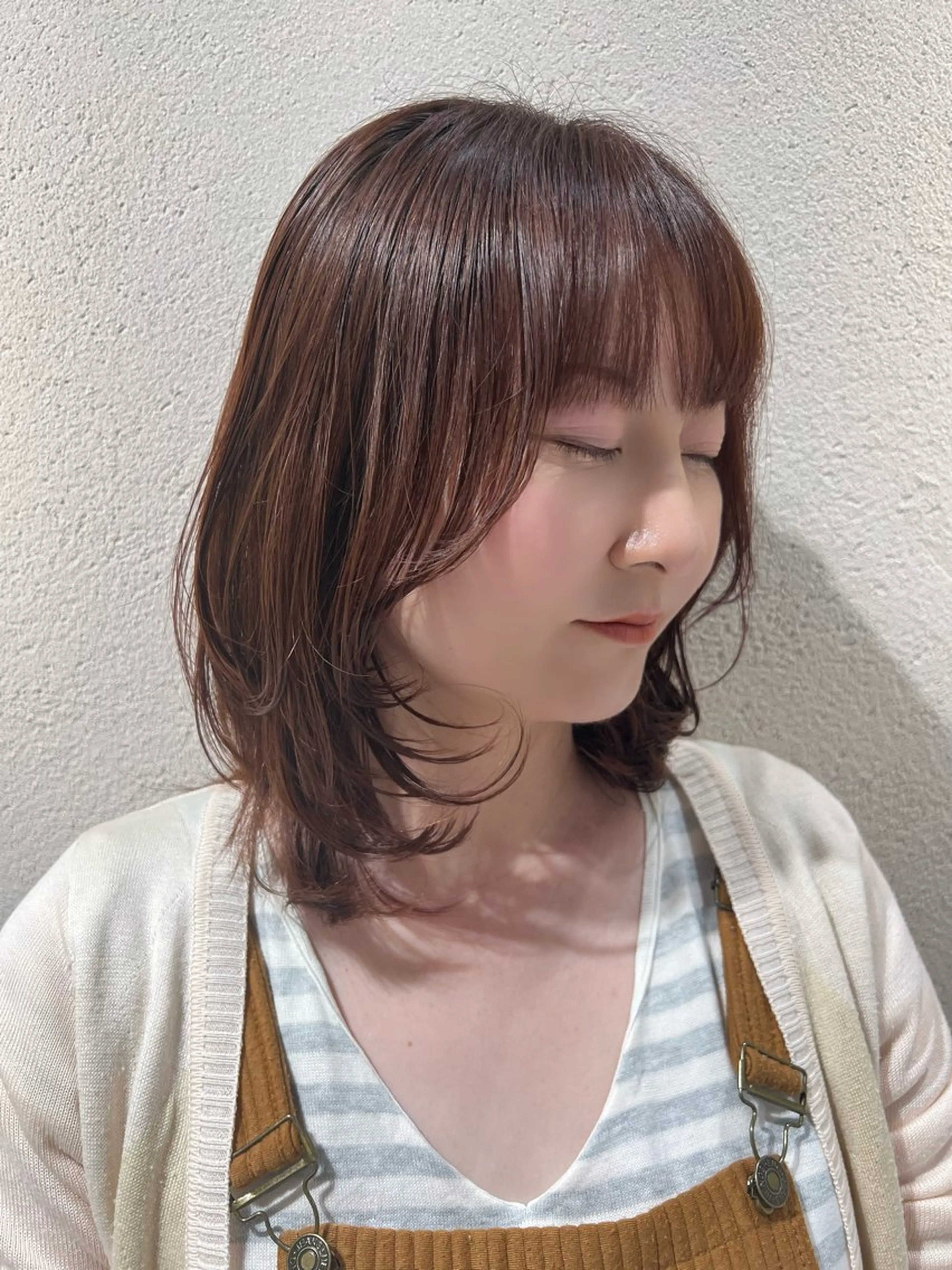 ミディアム ✅大人女性の為の レイヤーカット梅澤徹のヘアスタイル