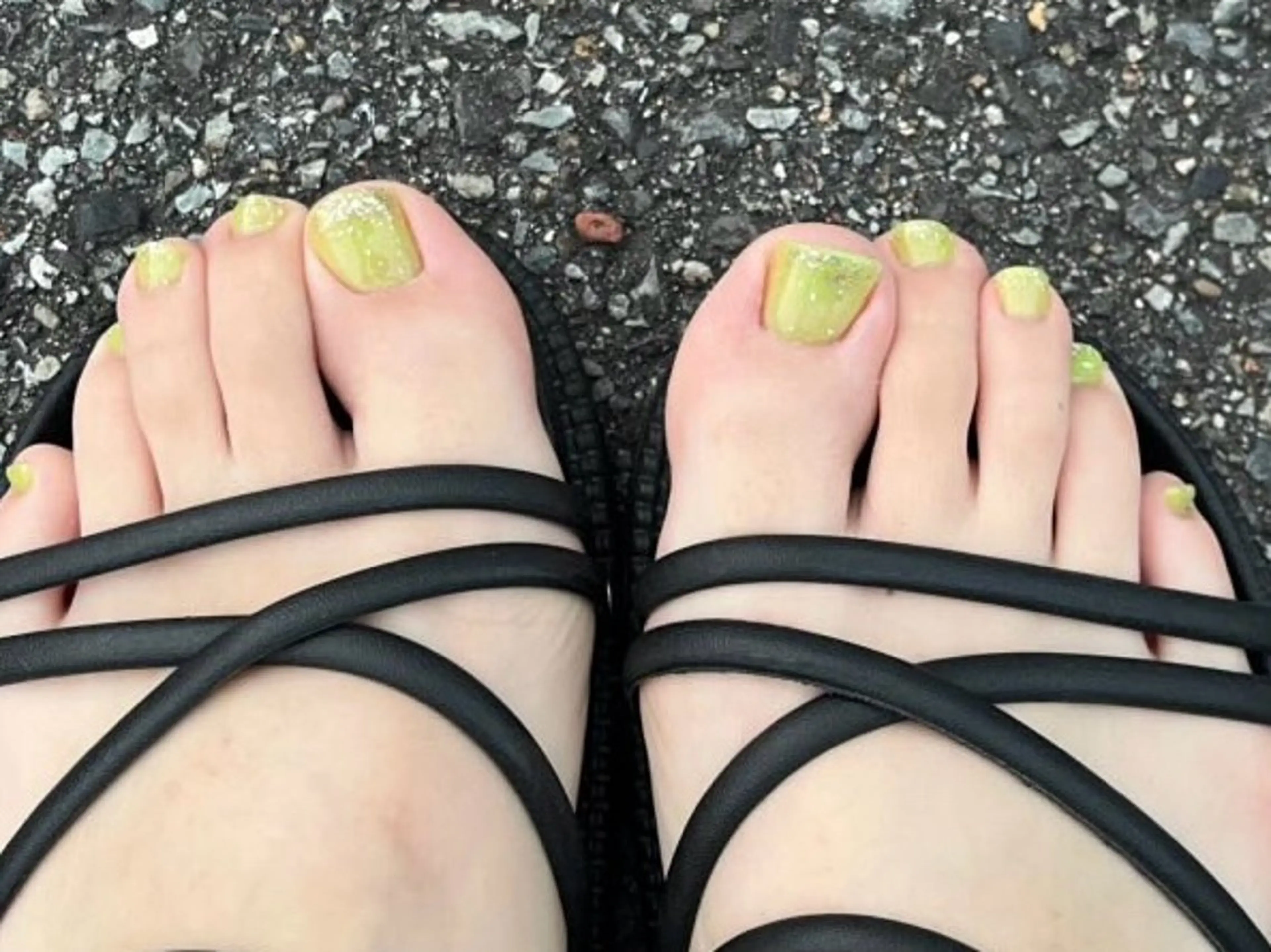 フットネイル🦵💅💖(ワンカラー)（オフ込み）の写真