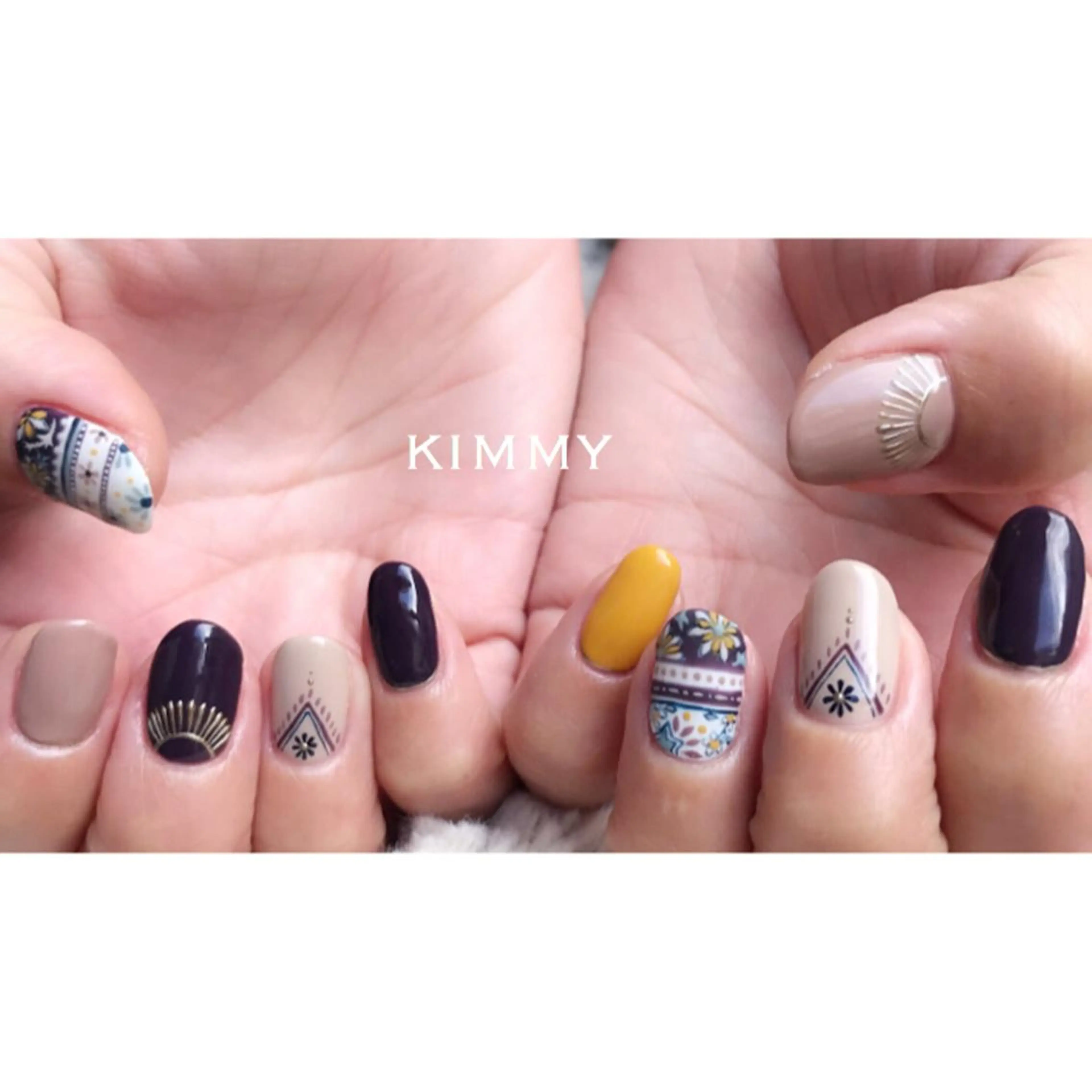 ネイル ハンドネイル kimmy nailsのネイルデザイン