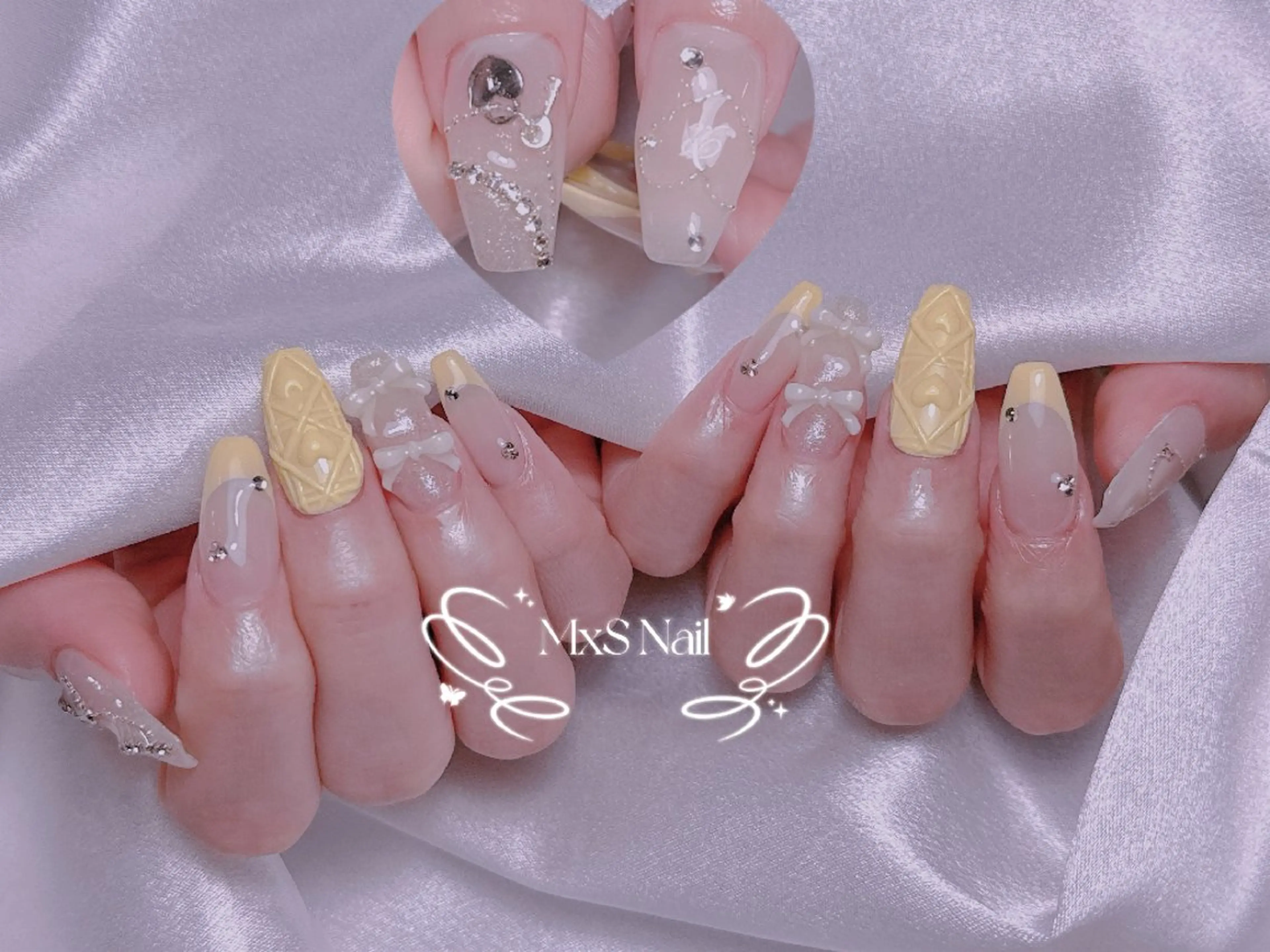 ネイル ハンドネイル MxS Nail 【長さだし/フィルイン/マグネット/ワンホンネイル/韓国ネイル/パラジェル】所属・M×S Nail みなのネイルデザイン
