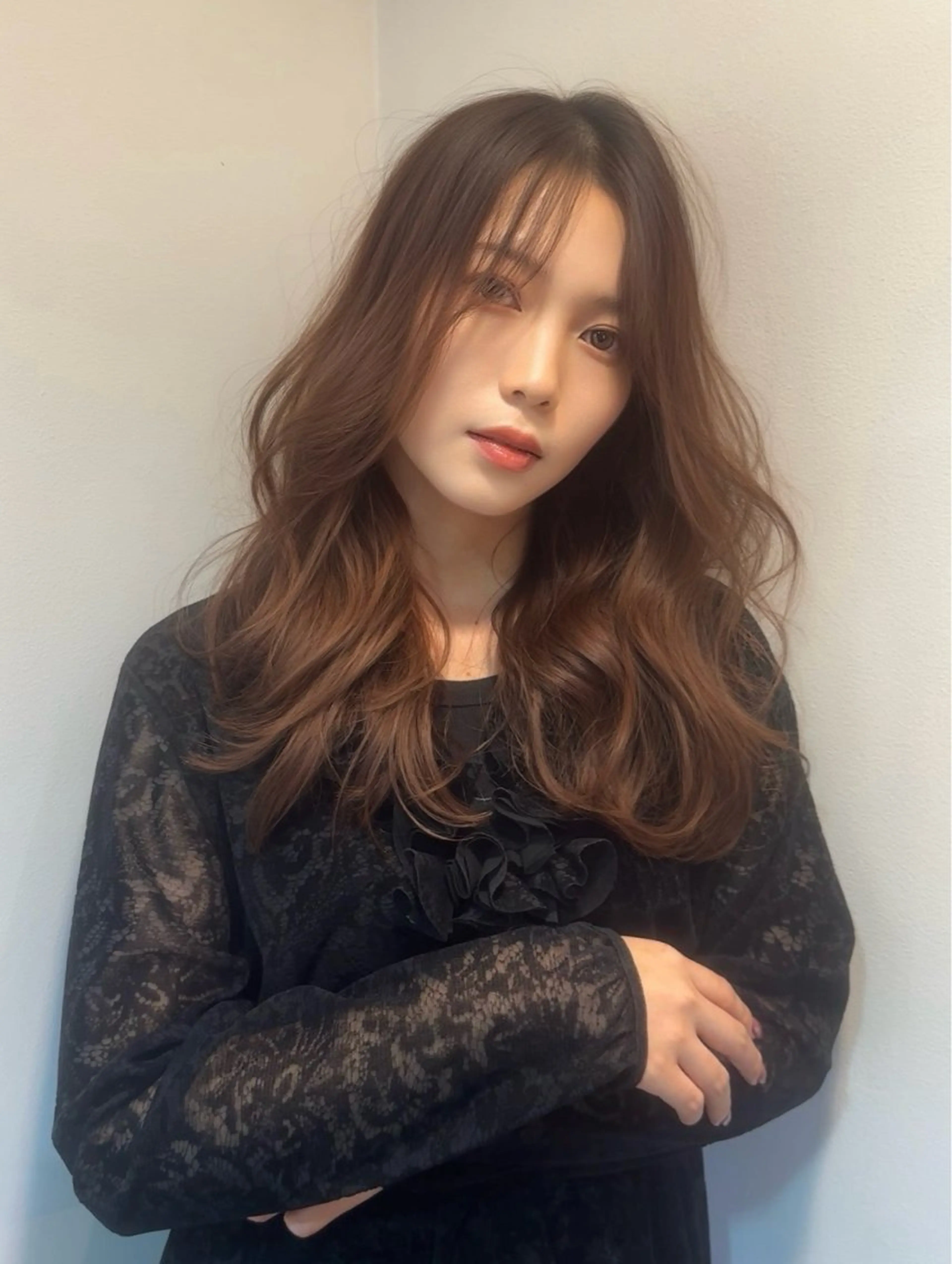 セミロング カット ヘアカラー グループ指名No.1 表参道/アブミヒロトのヘアスタイル