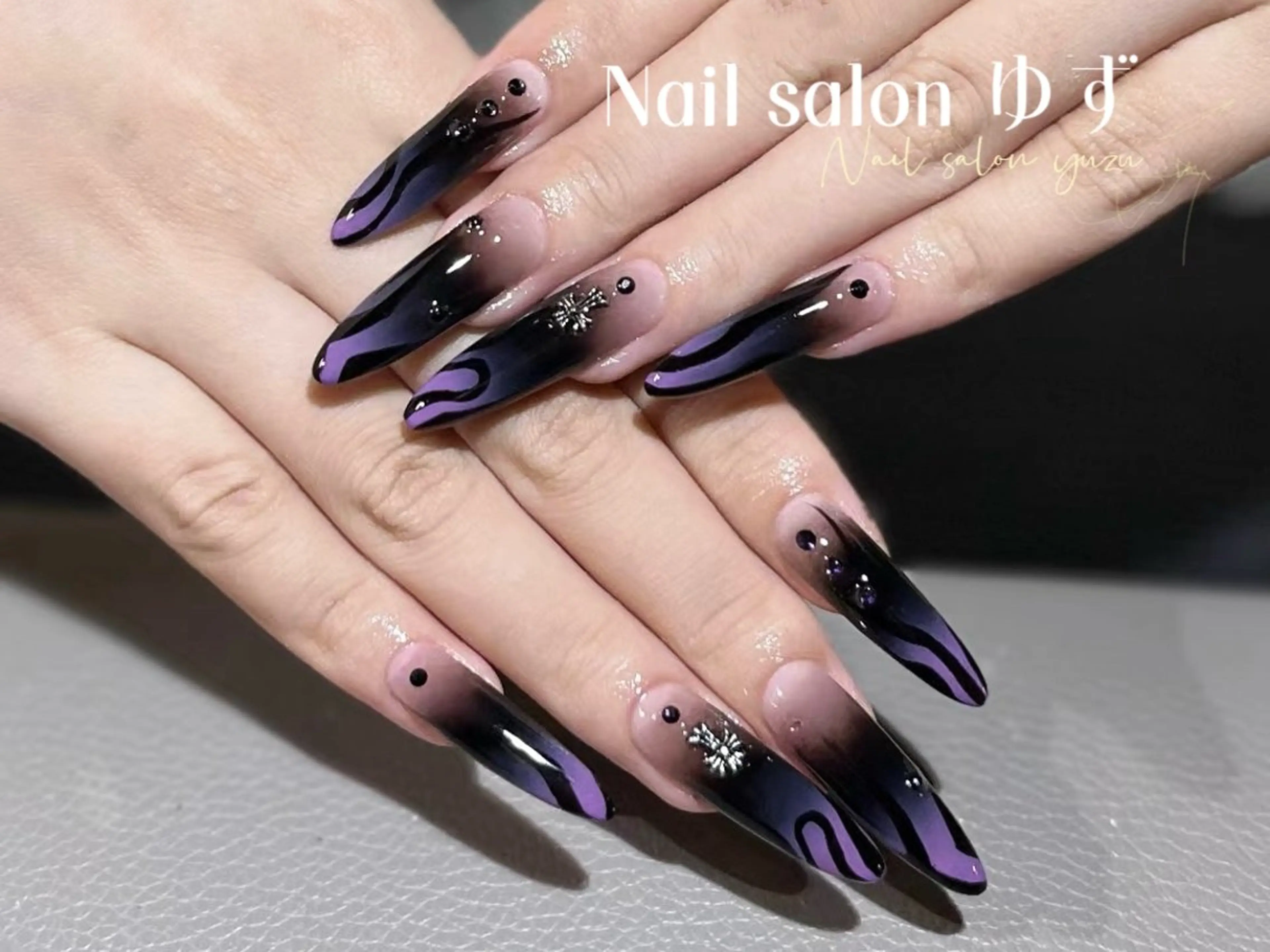 ネイル カジュアル チークネイル フットネイル フレンチネイル ジェルネイル ゆず- Nail Salonのネイルデザイン