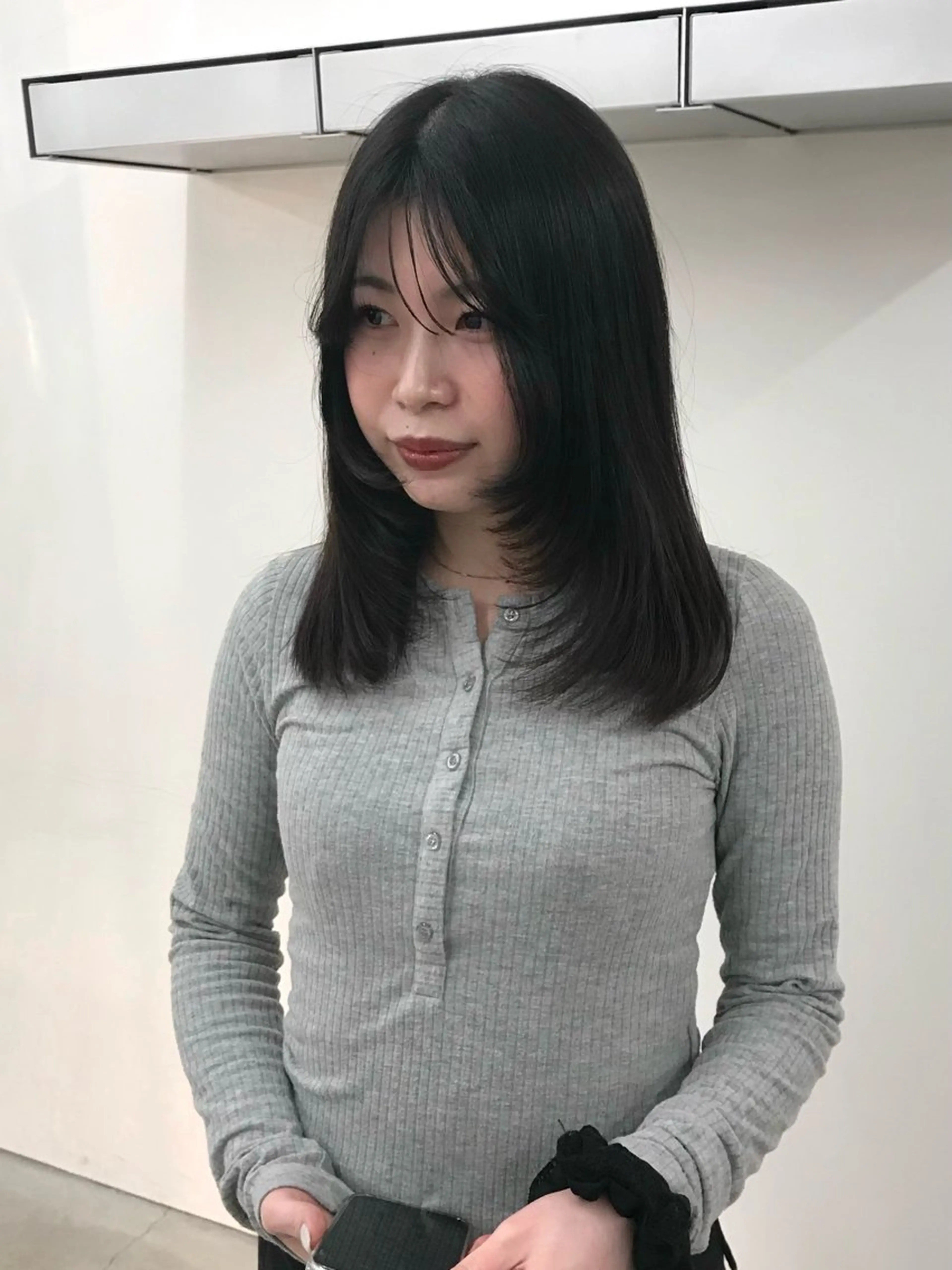 ミディアム カラー 透明感艶カラー/ リュウジンキョウカのヘアスタイル