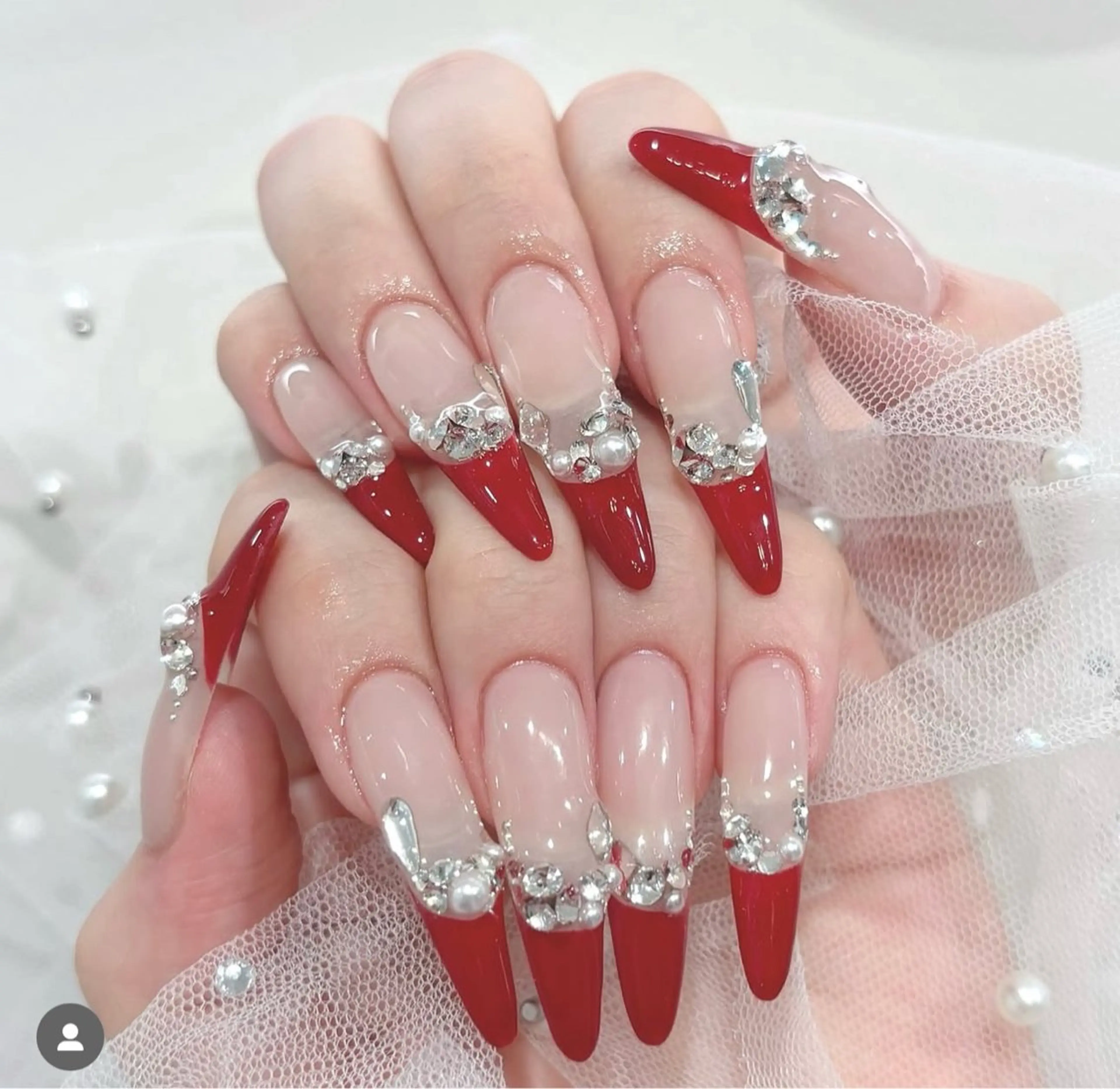 ネイル ジェルネイル 韓国ネイル マグネットネイル ネイルチップ 冬ネイル Lenie Shinokuboのネイルデザイン