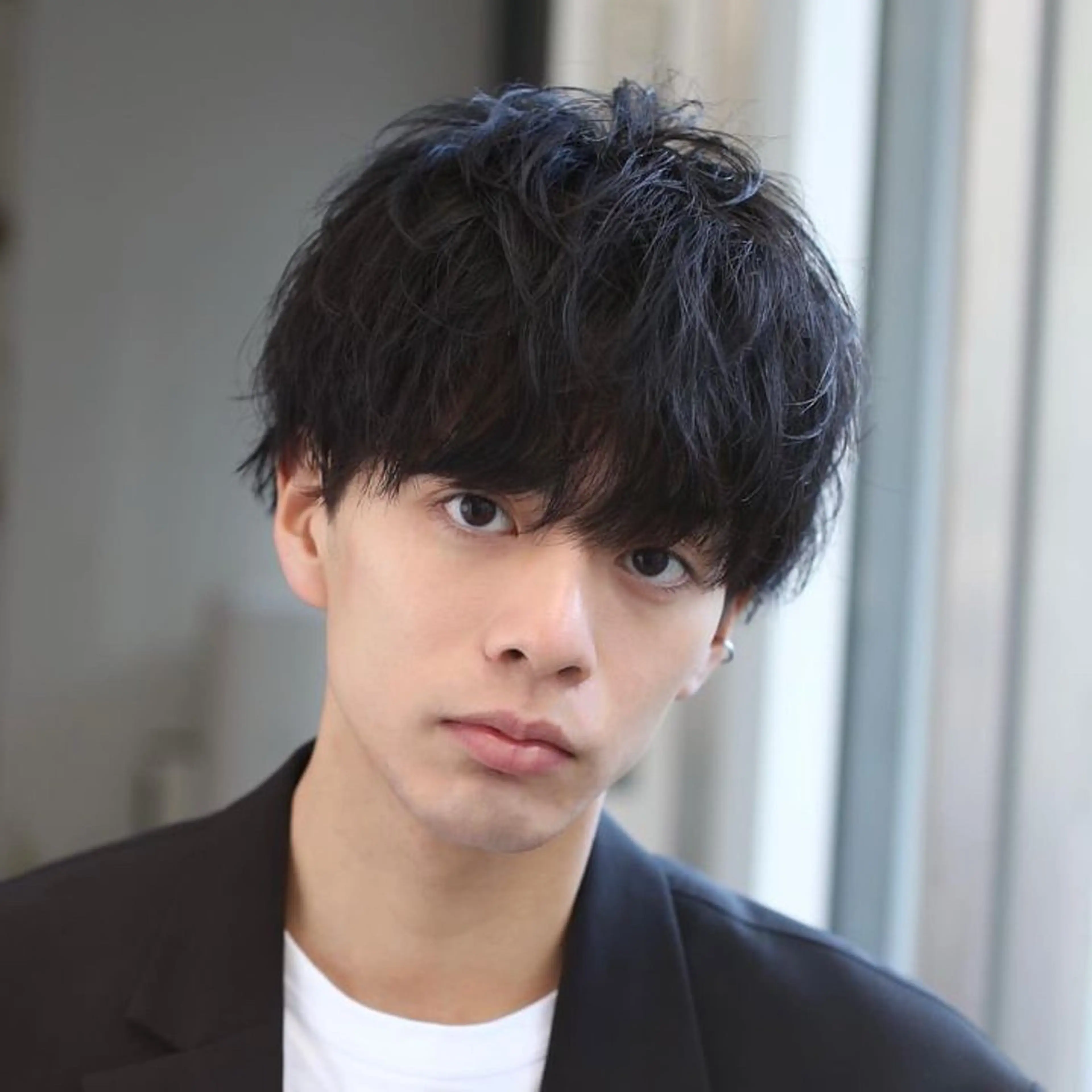 ショート パーマ メンズ カット パーマ 田原 慎也のヘアスタイル