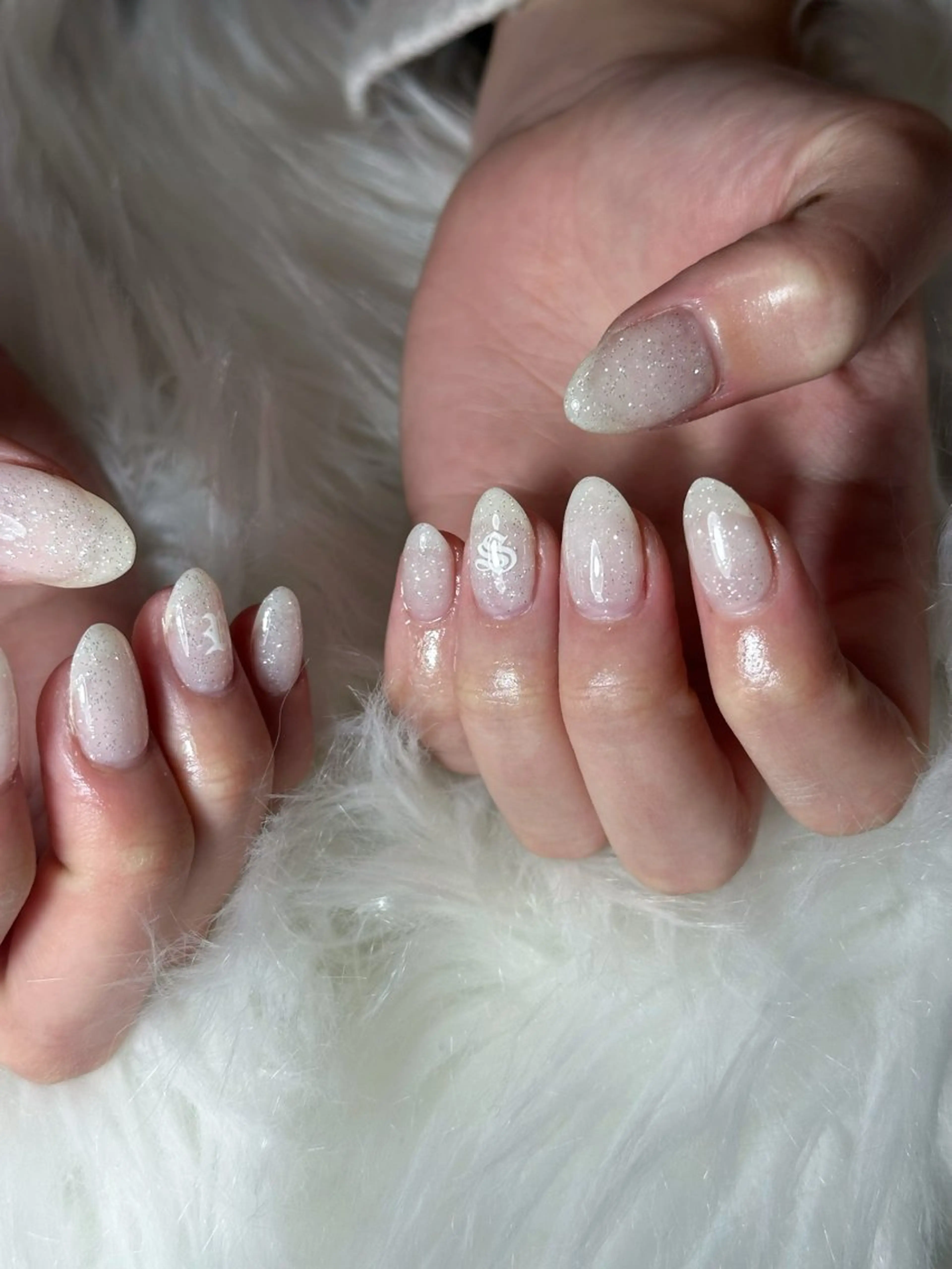 ネイル ラメ(グリッター) ワンカラーネイル アンリッシュ新宿店 ookuraのネイルデザイン