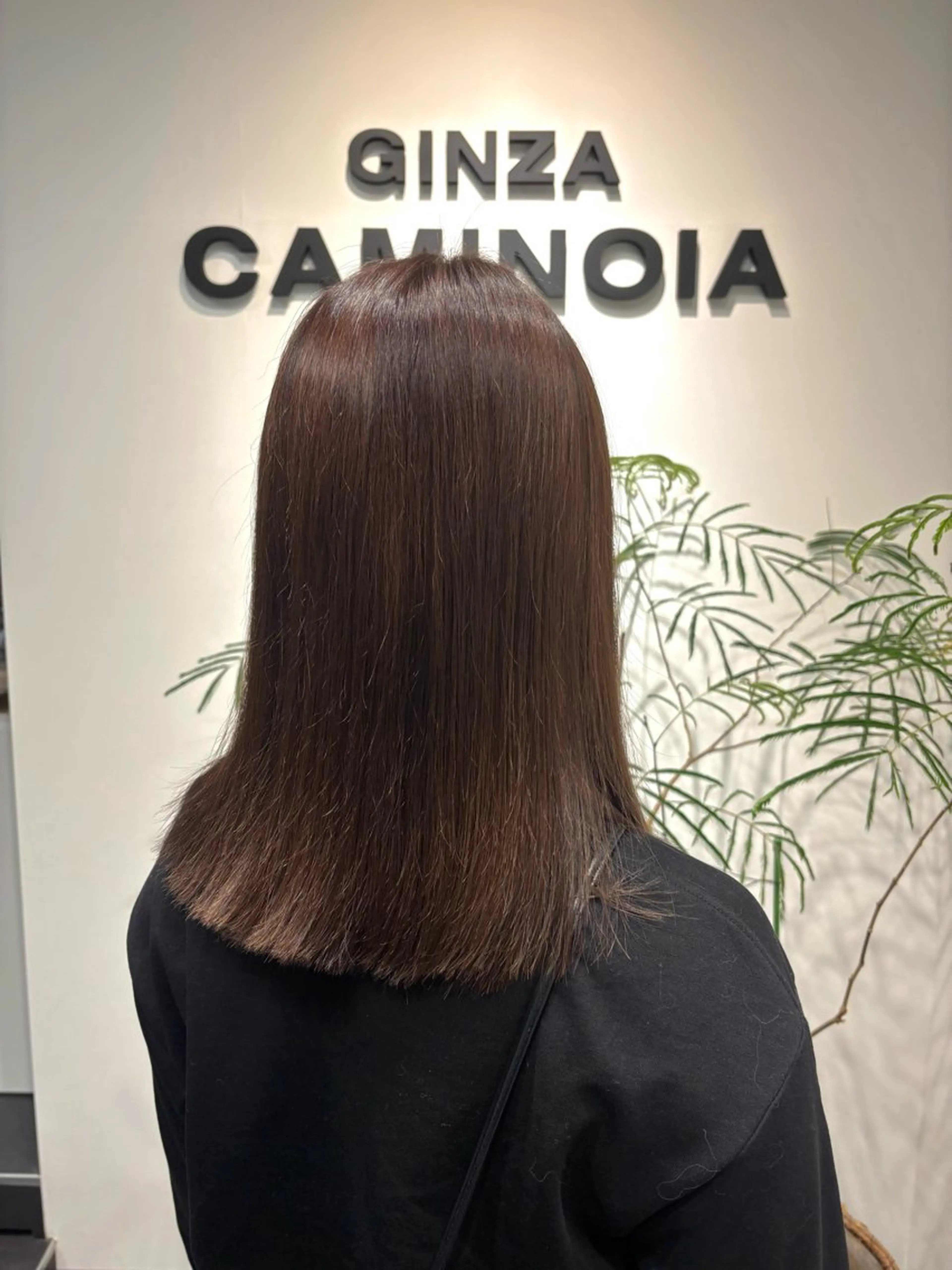 カラー ブラウンカラー ナチュラルブラウン 福島 菜摘のヘアスタイル