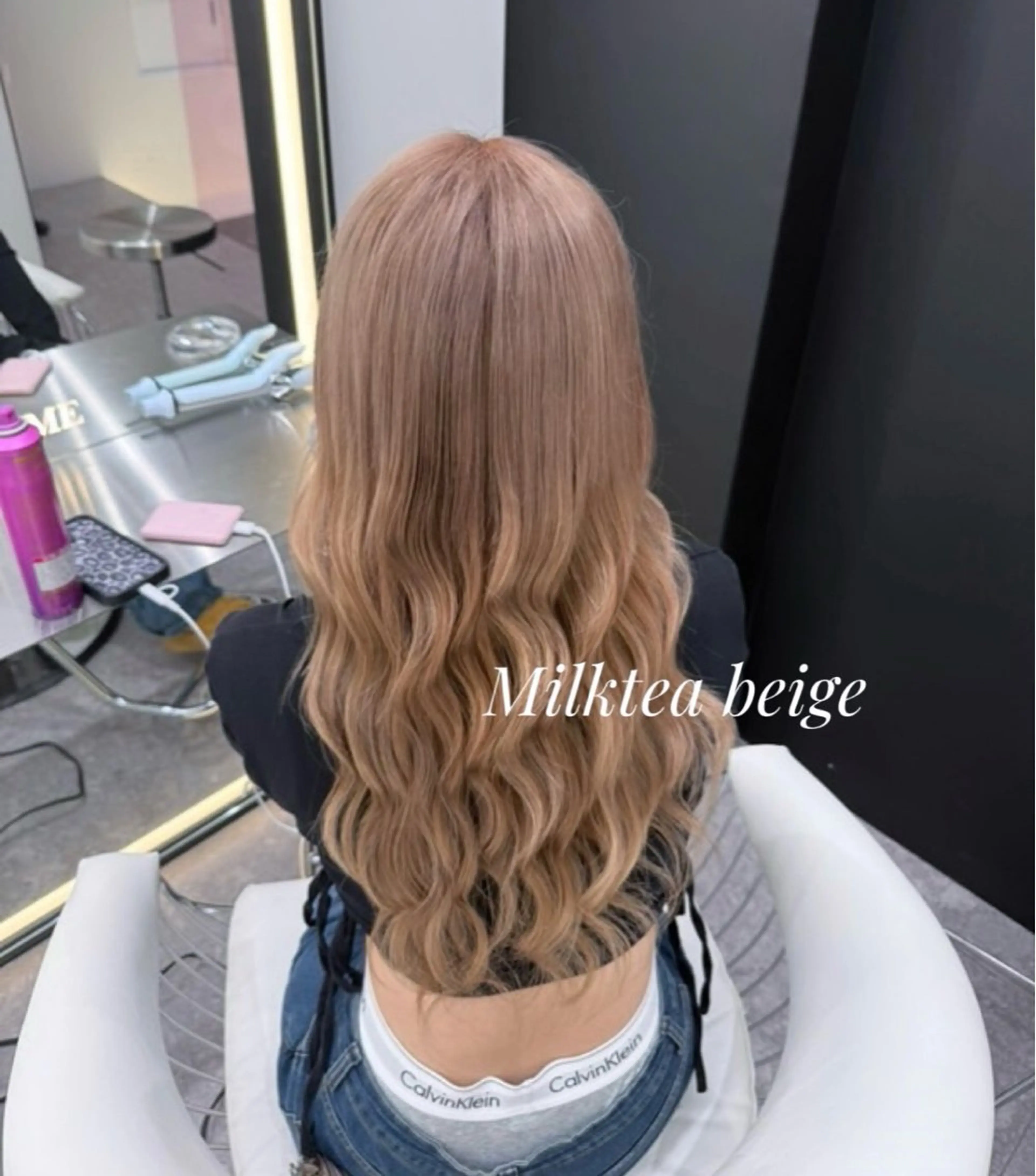 ロング カラー ヘアカラー ひなの艶カラー 髪質改善/新宿のヘアスタイル