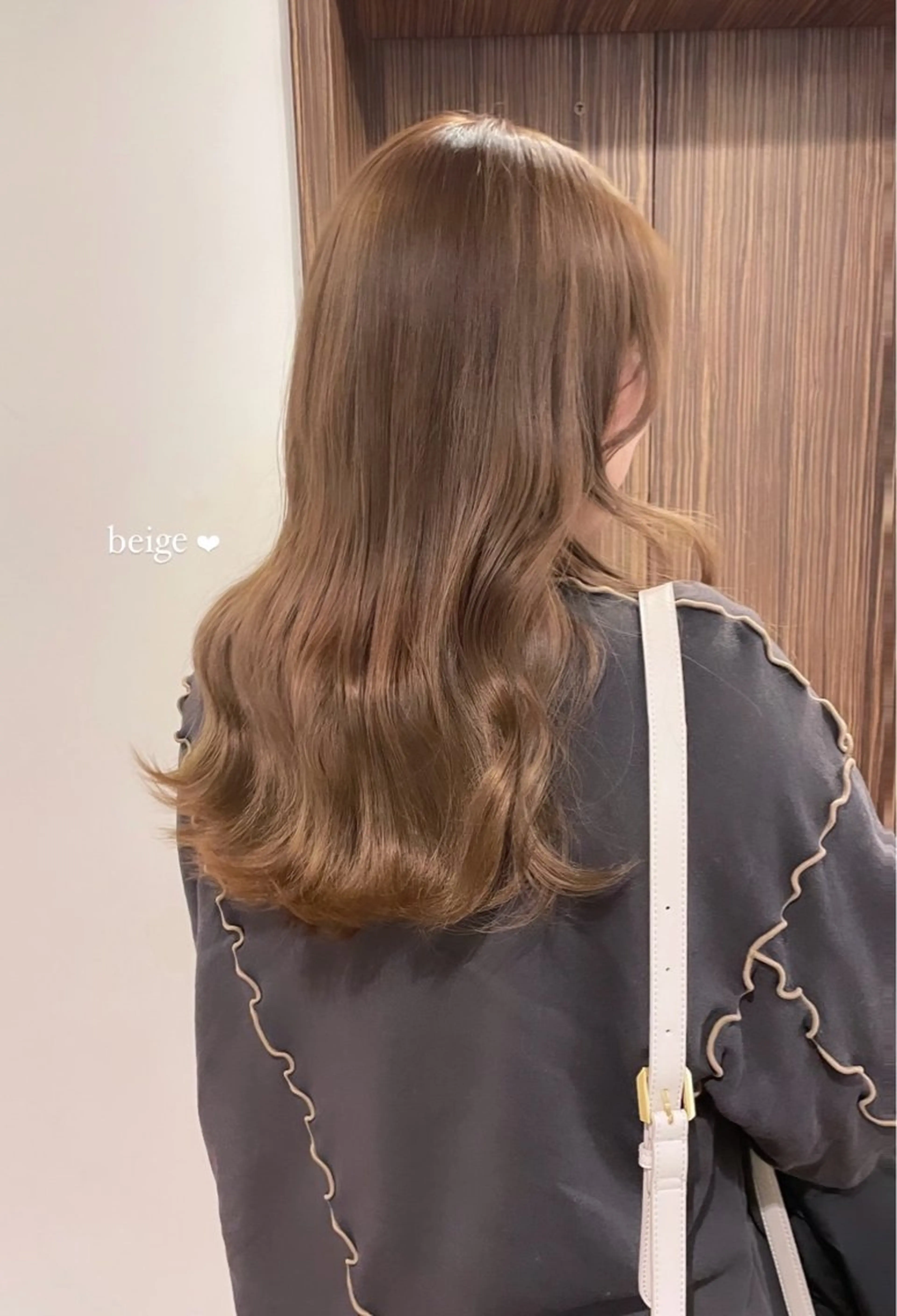 ロング カラー ベージュカラー ブリーチ ヘアカラー トリートメント ボブ/透明感カラー/ 赤み消し/miyaのヘアスタイル