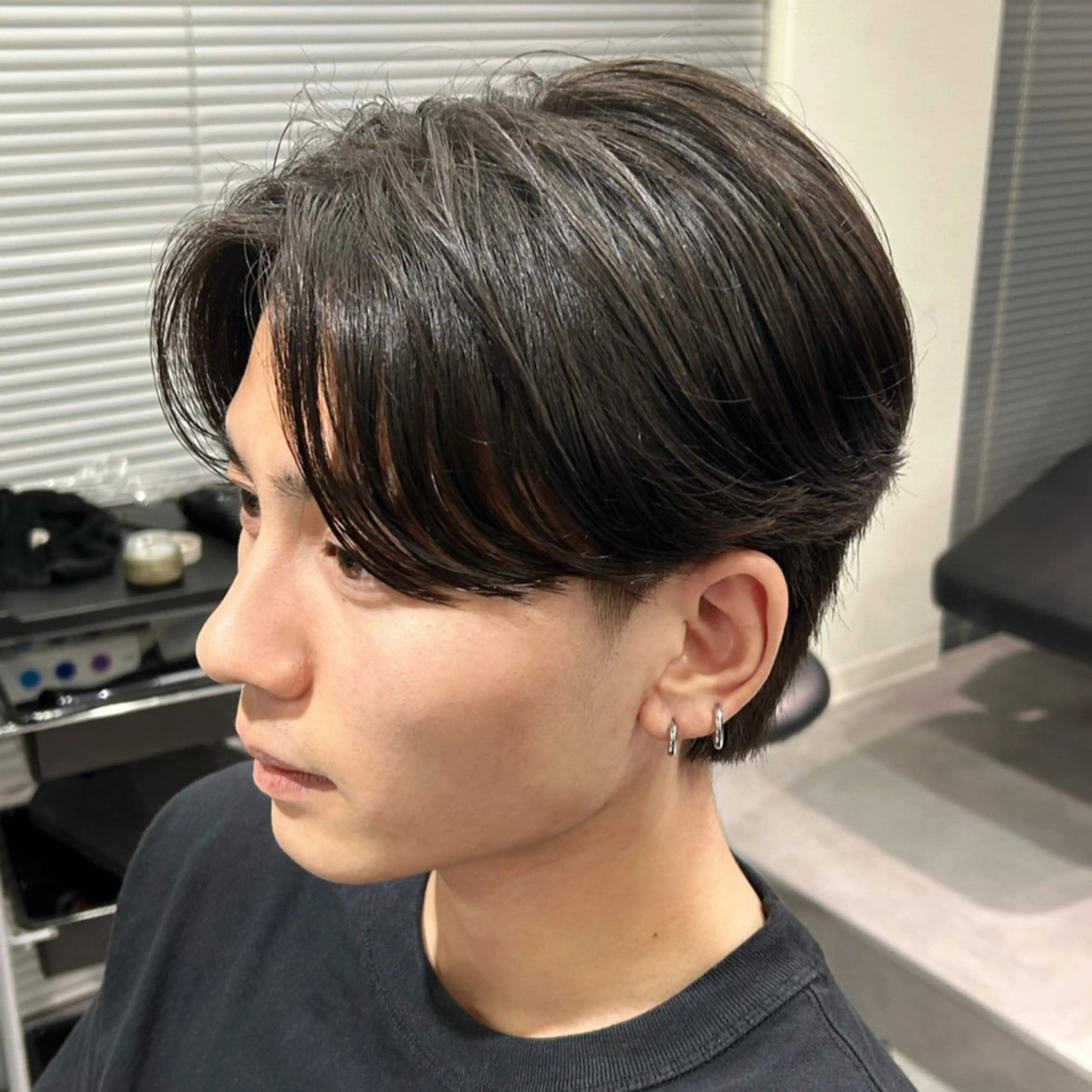 パーマ メンズ ビジネス メンズパーマ ニュアンスパーマ カット パーマ 波巻き🌊✖️ シャドウ🐾/AOIのヘアスタイル