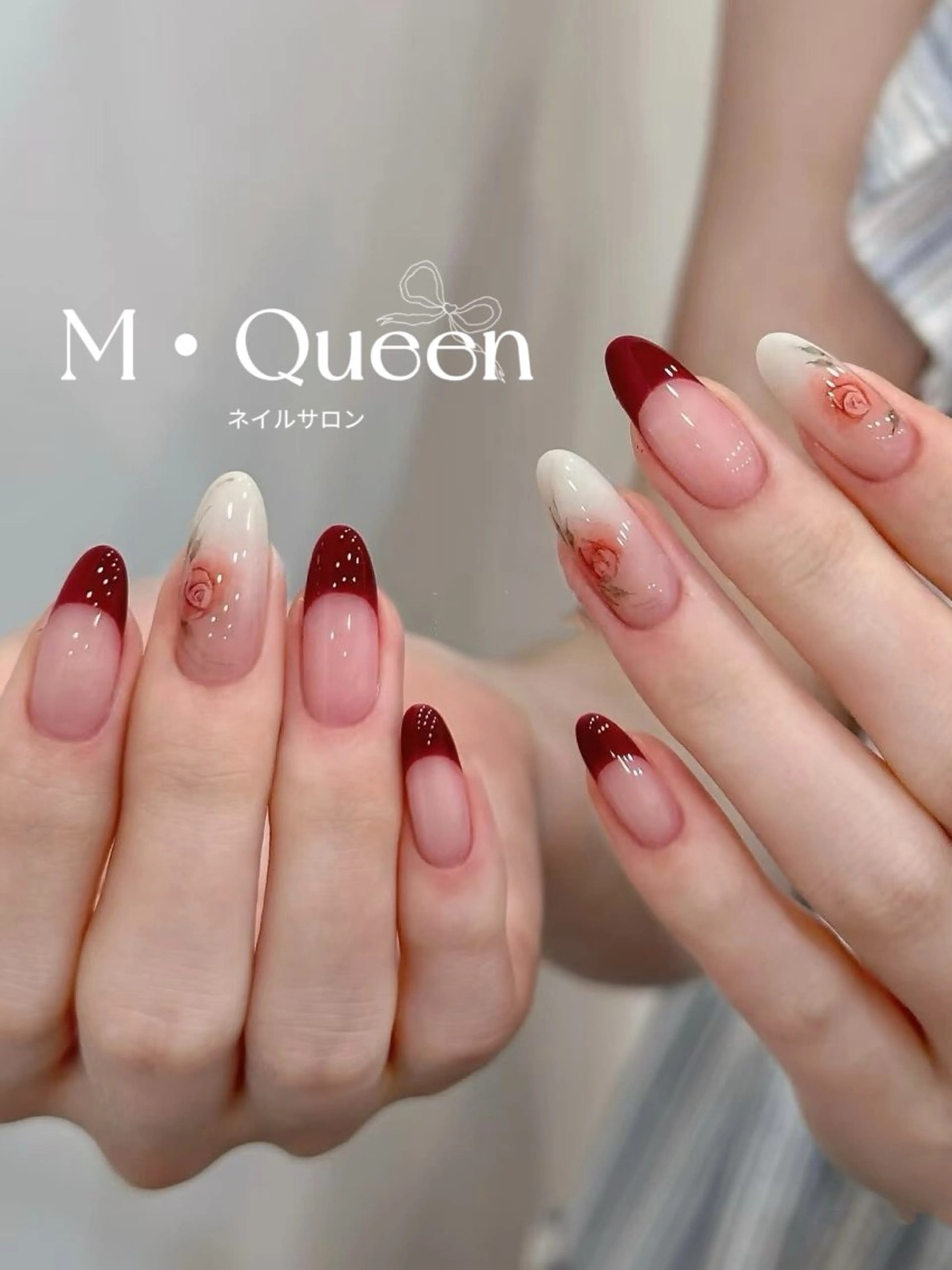 ネイル ハンドネイル MQueen ネイルサロンマルのネイルデザイン
