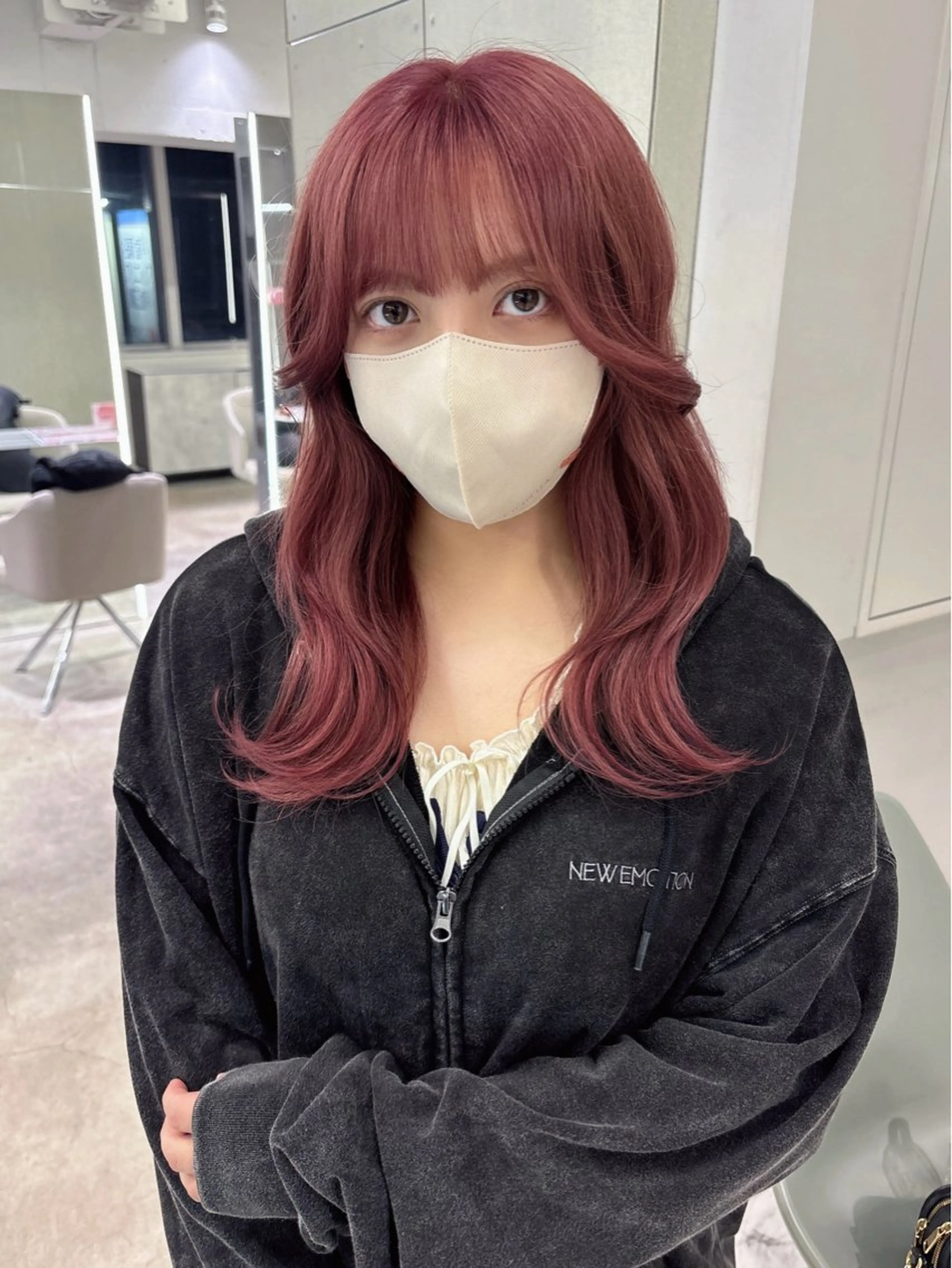 セミロング カラー ブリーチ ヘアカラー Haru/ブリーチ /ダブルカラーのヘアスタイル