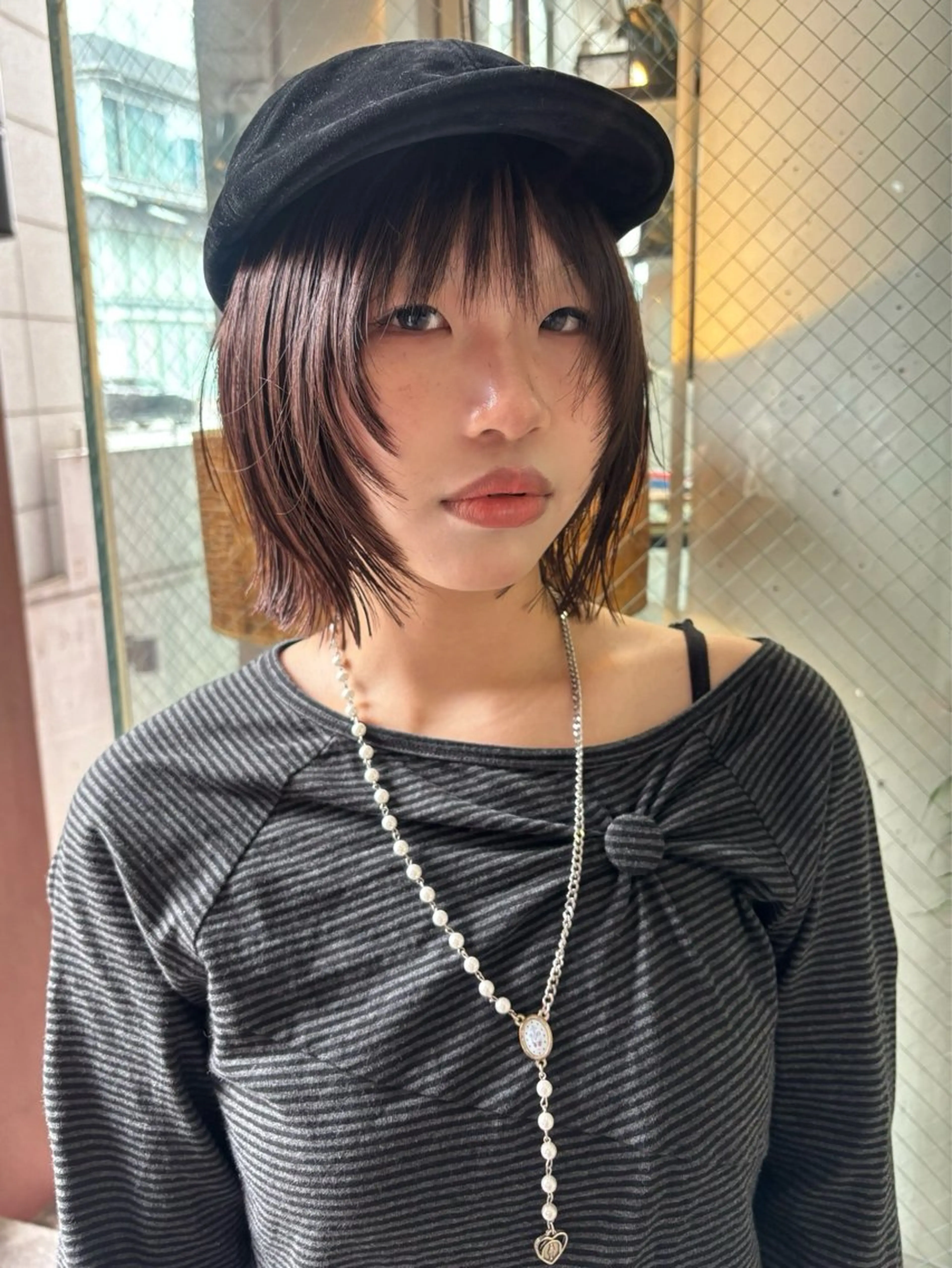 ショート カラー カット ヘアカラー ⭐︎ハイトーン /レイヤー✩momoのヘアスタイル