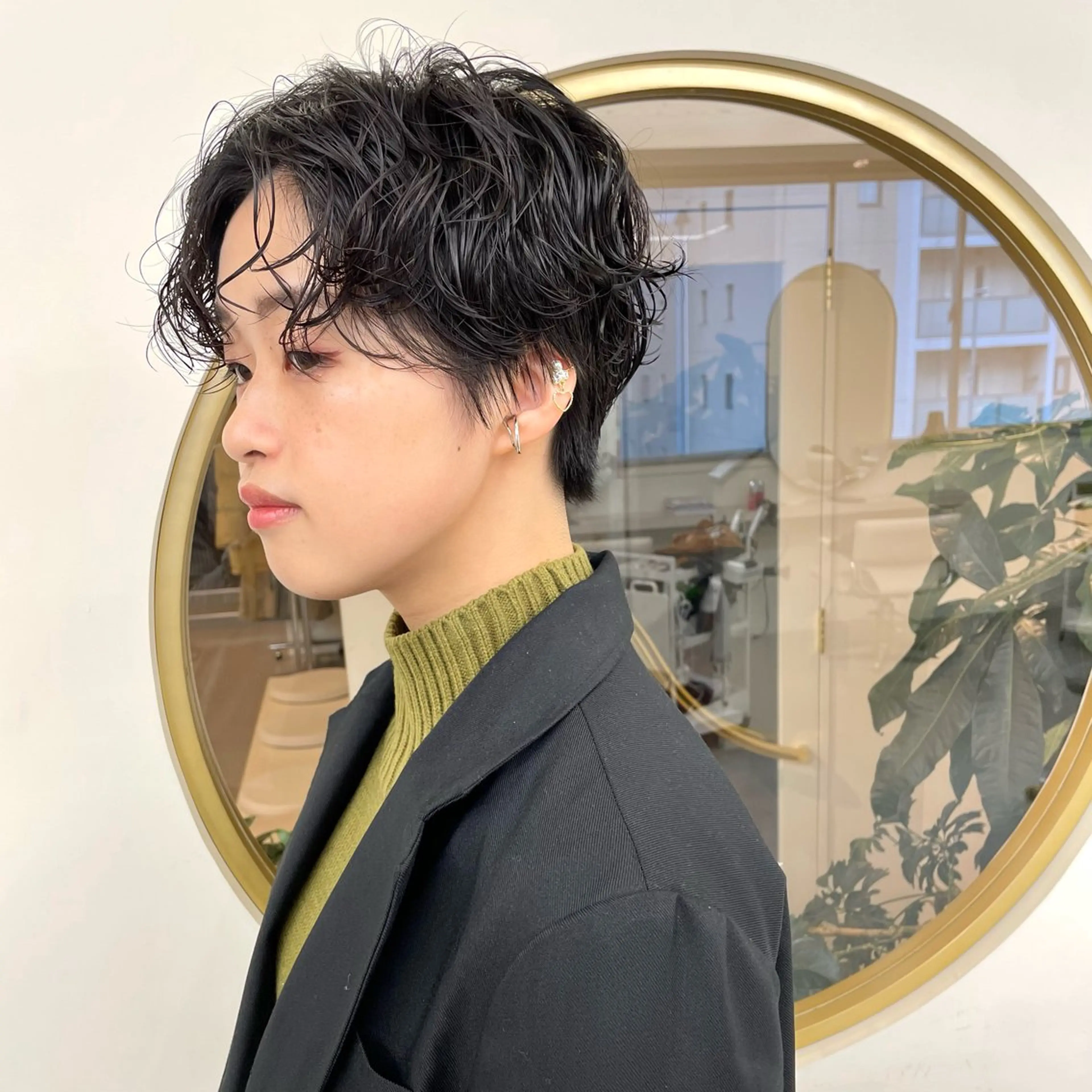 ショート パーマ ハンサムショート ショートヘア ショート・ボブ ・ウルフ✂︎IMAIのヘアスタイル