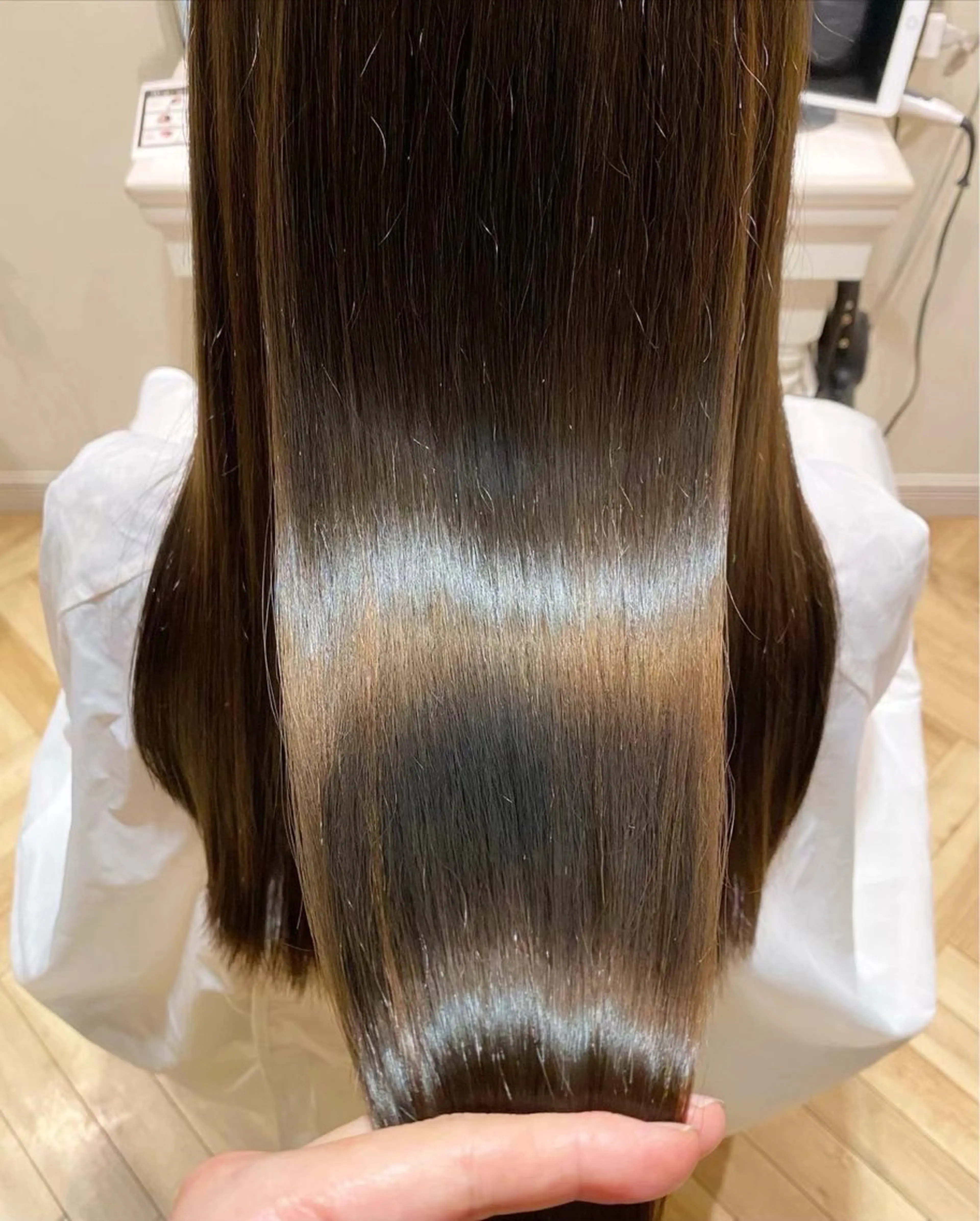 ロング 艶カラー美髪縮毛矯正 /髪質改善✨️ユウキのヘアスタイル