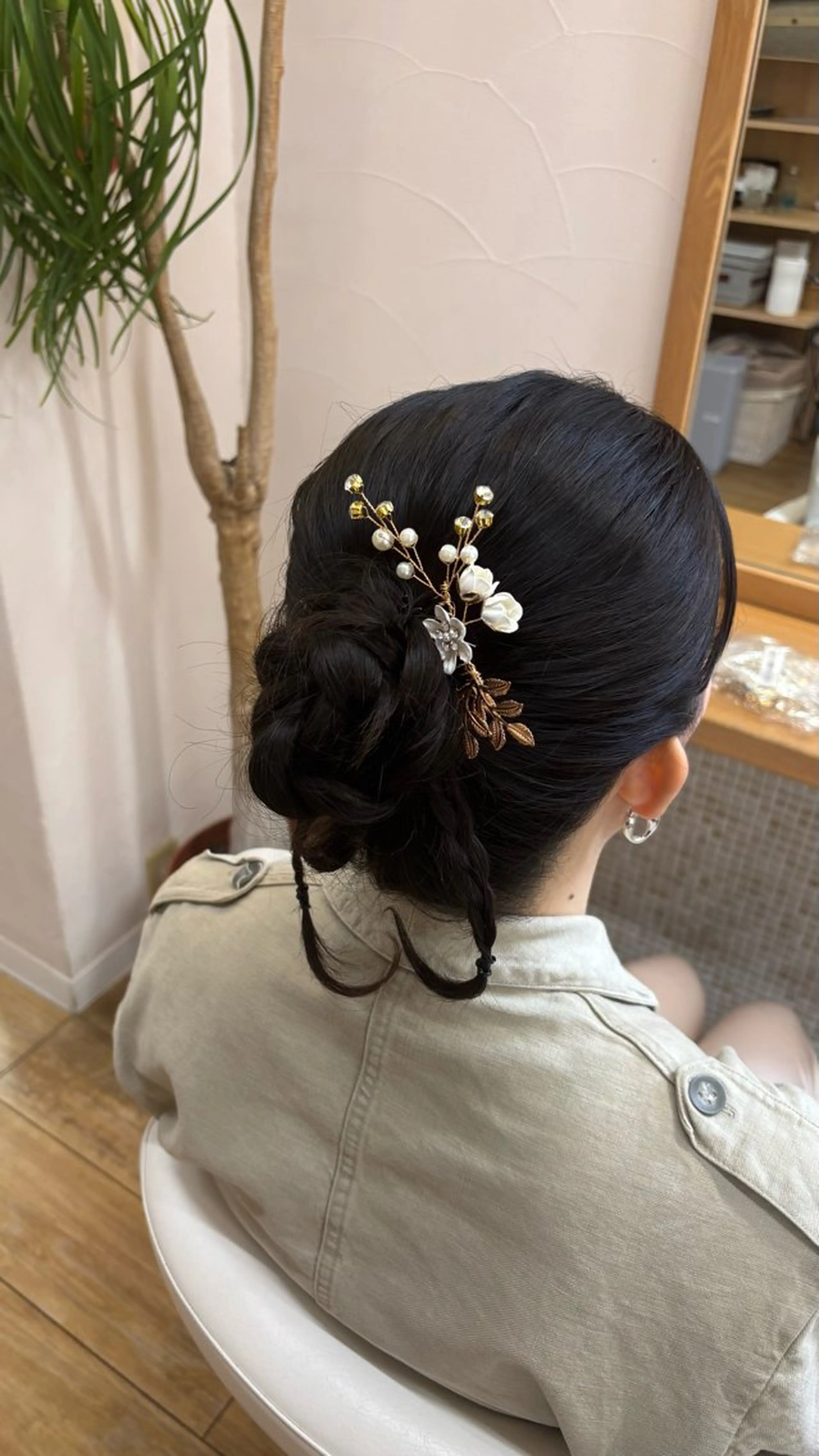 ミディアム ヘアアレンジ ヘアセット ヘアセットモデル/ kotohaのヘアスタイル