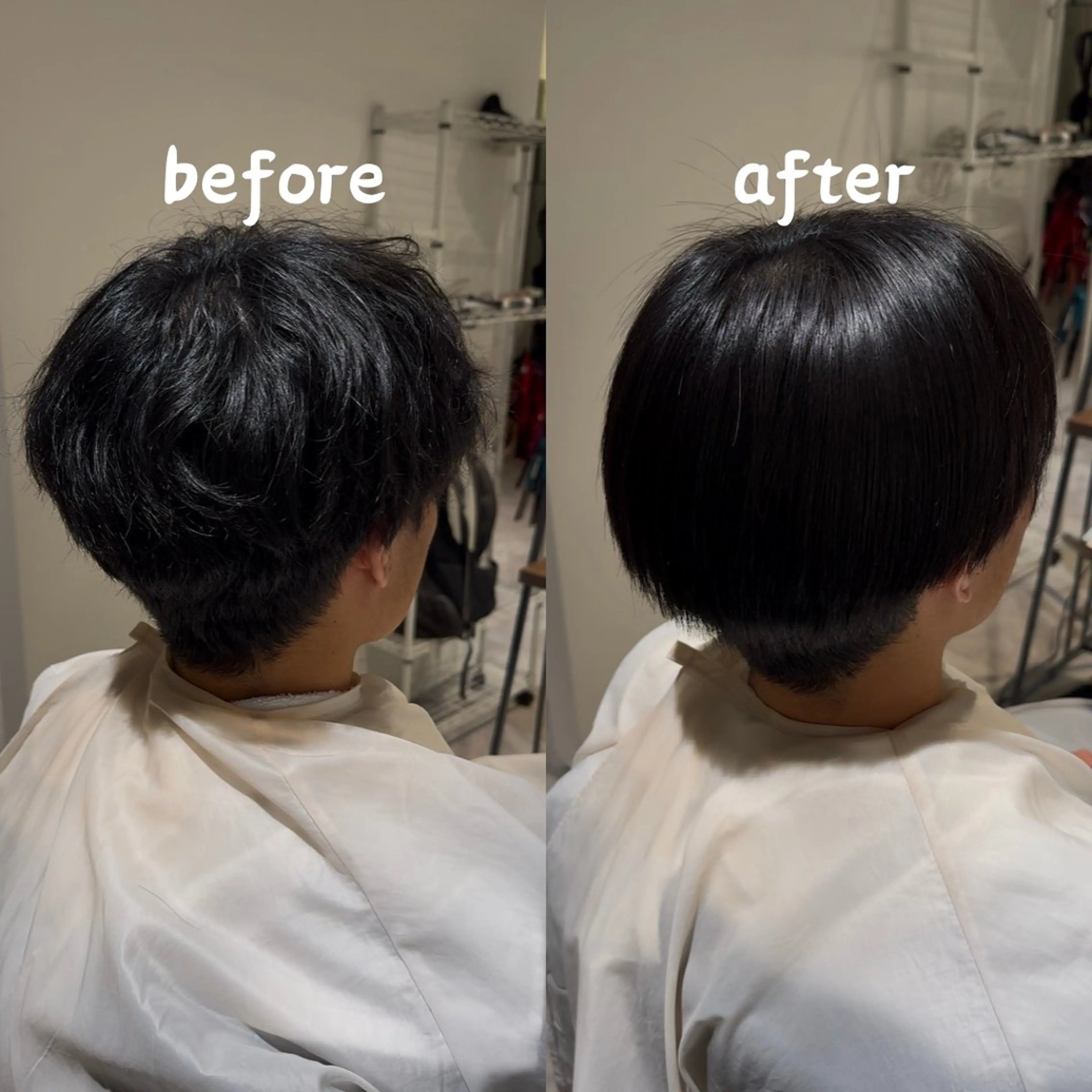 ショート 縮毛矯正専門店 unlabel近藤のヘアスタイル