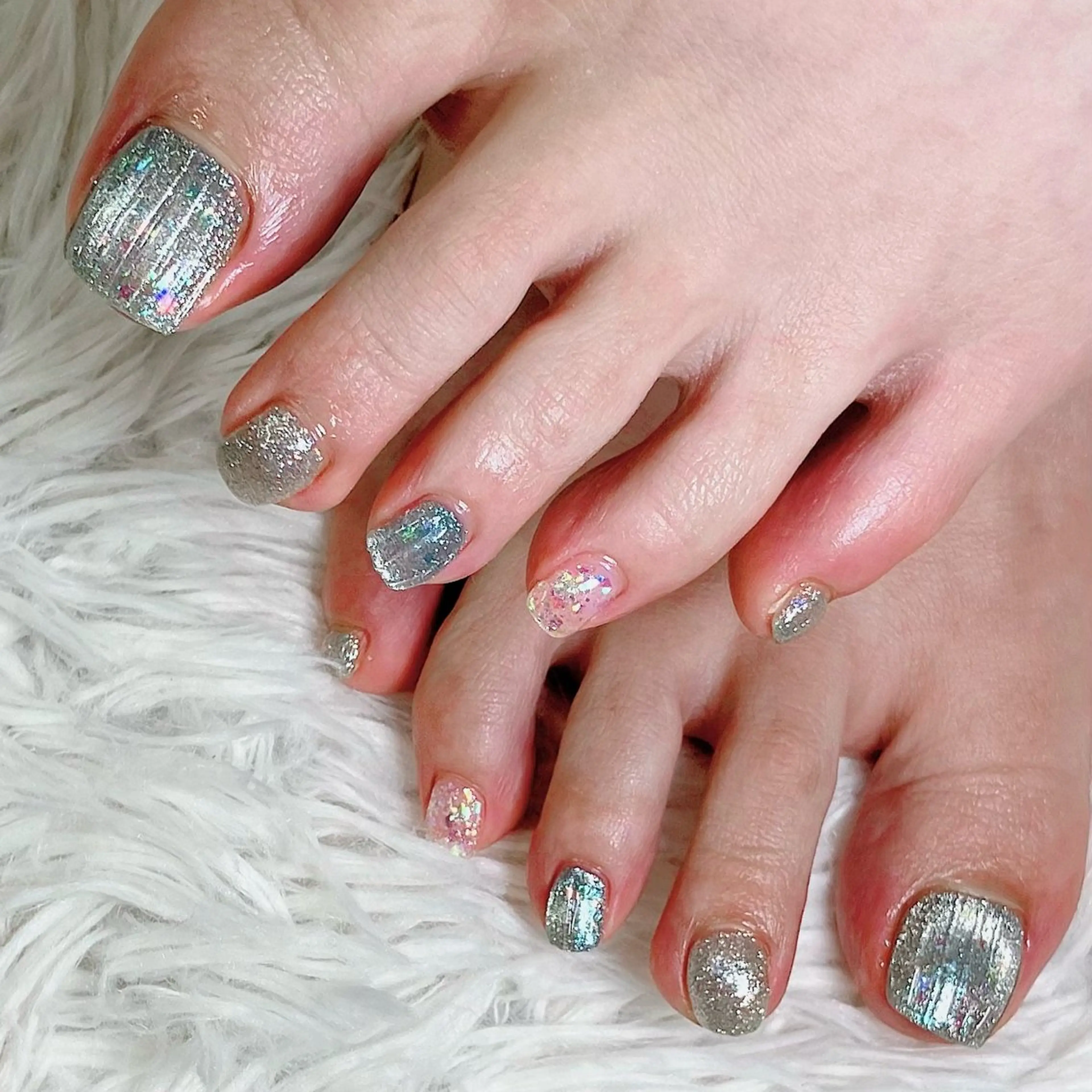 ネイル フットネイル haleyume所属・shino🌟 痛ネイルのネイルデザイン