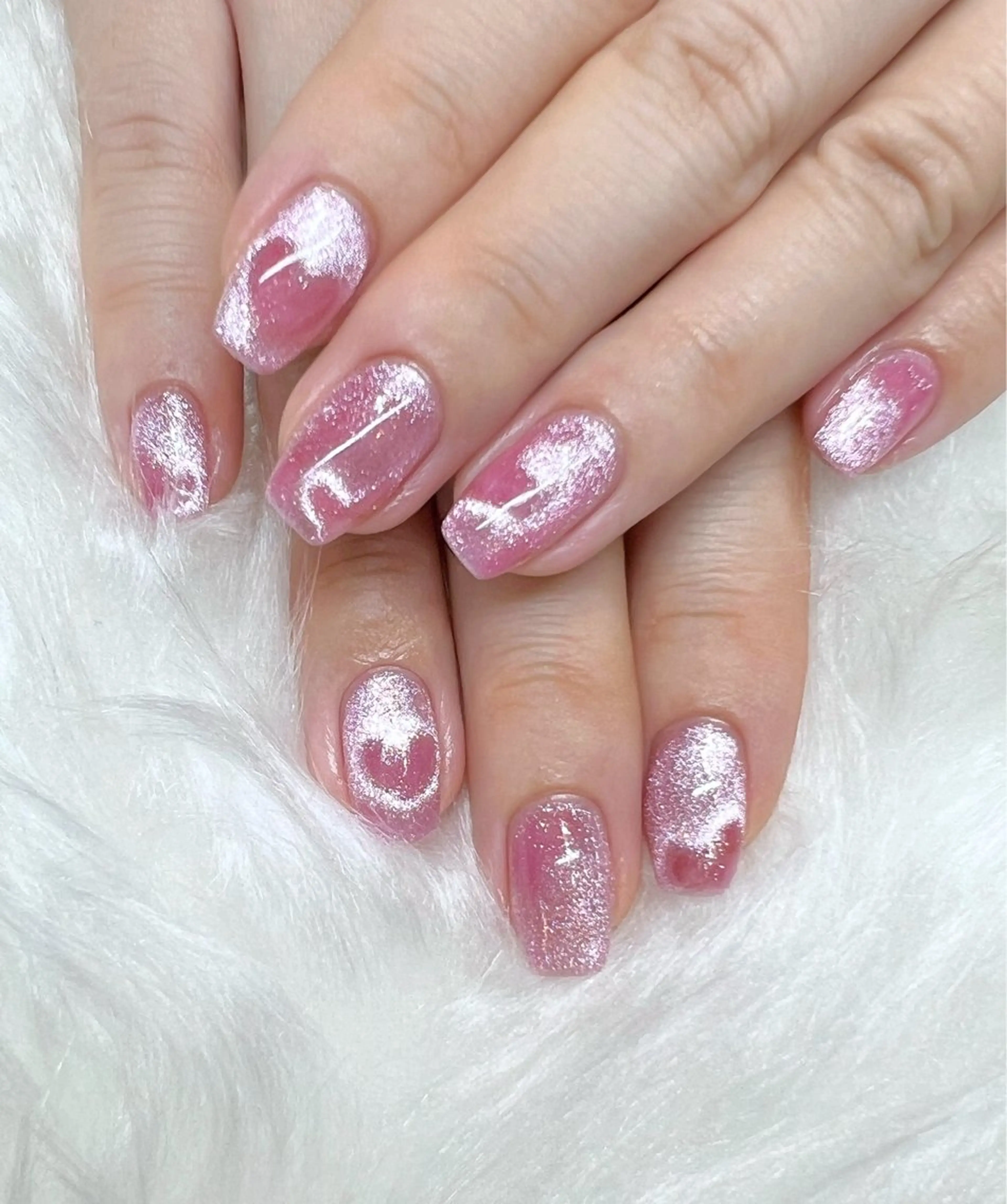 ネイル ハート glow_ nailのネイルデザイン