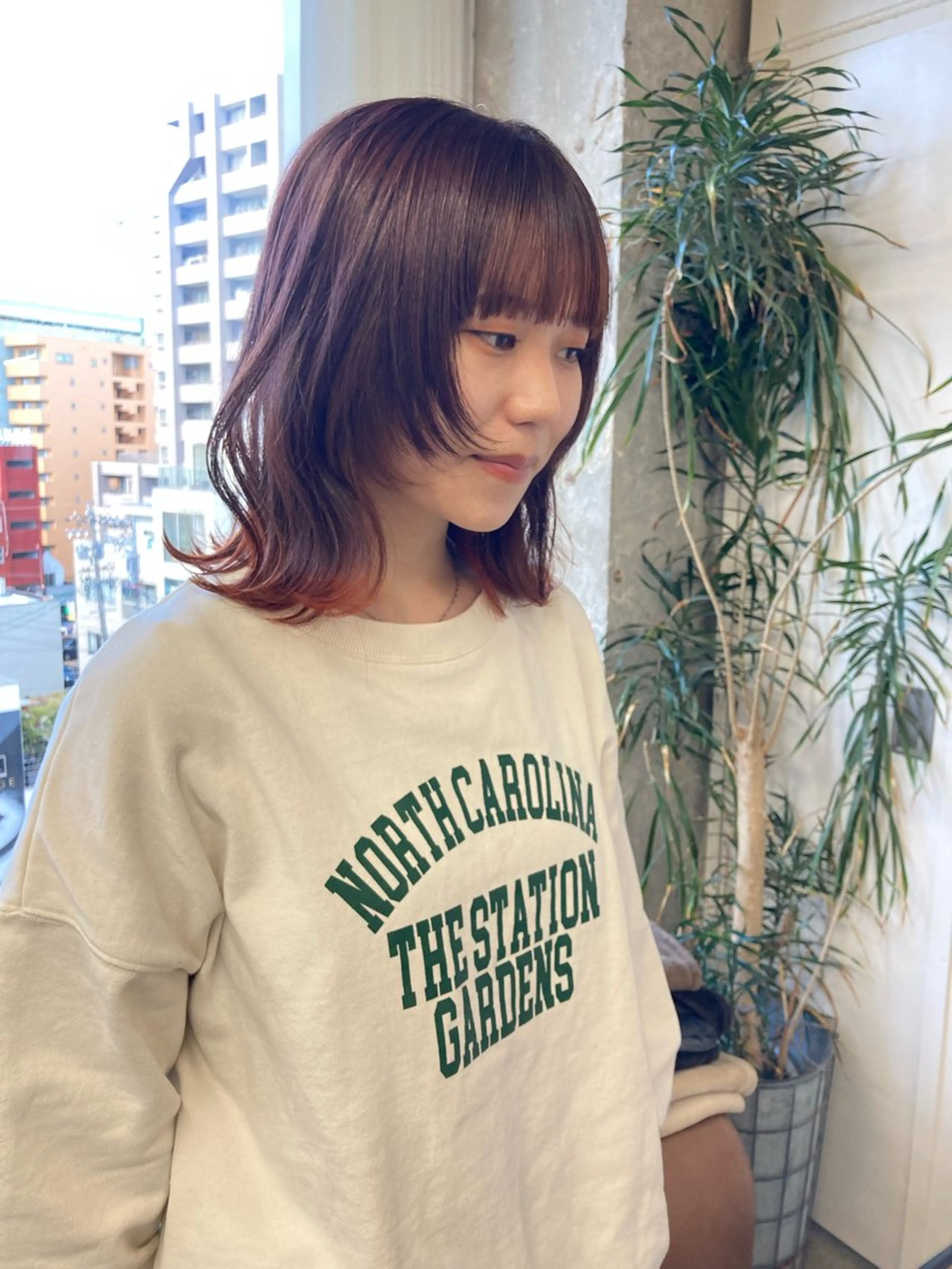 前髪、顔まわりカット✂︎の写真