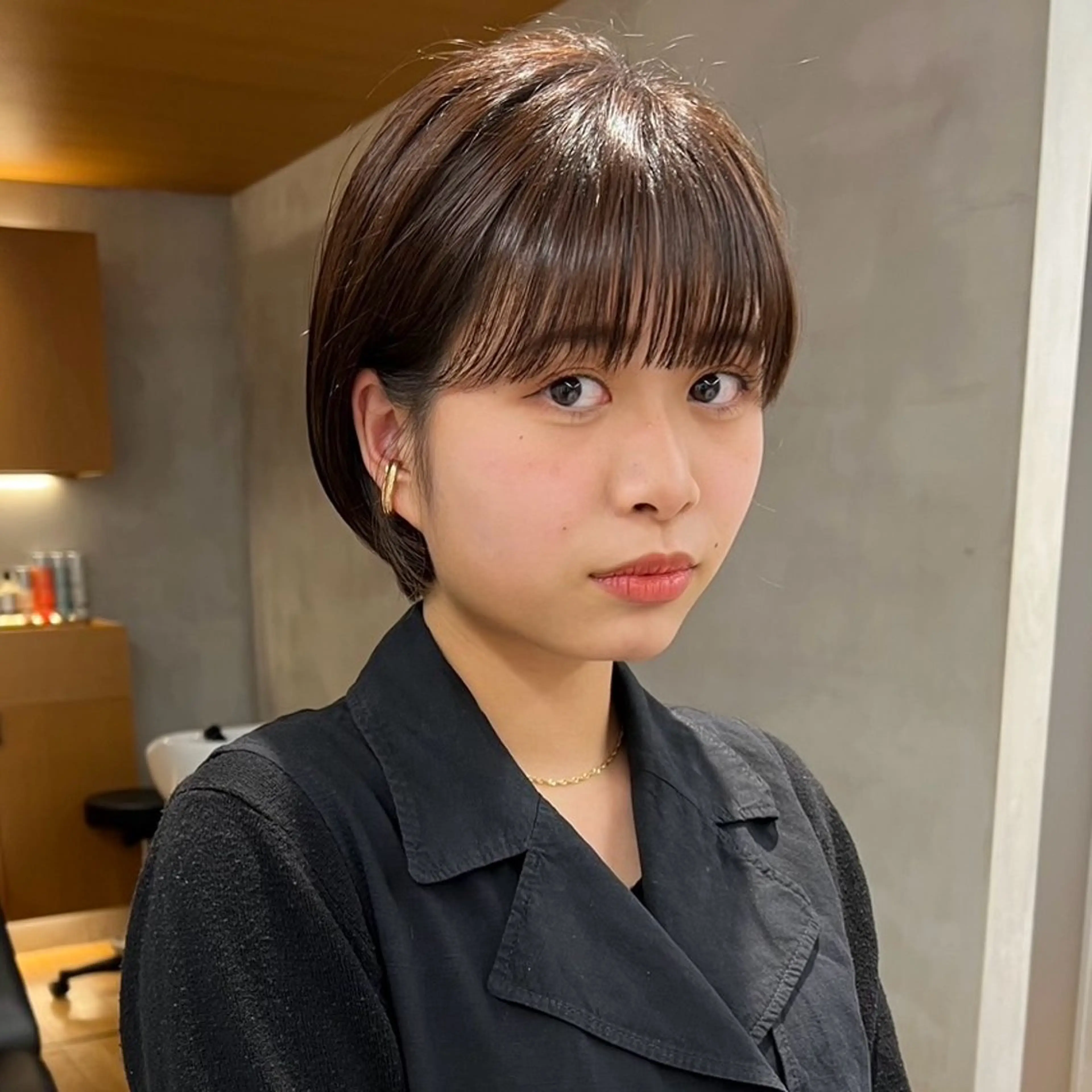 ショート カラー 🍒暖色カラー🍒 渋谷/YUUのヘアスタイル