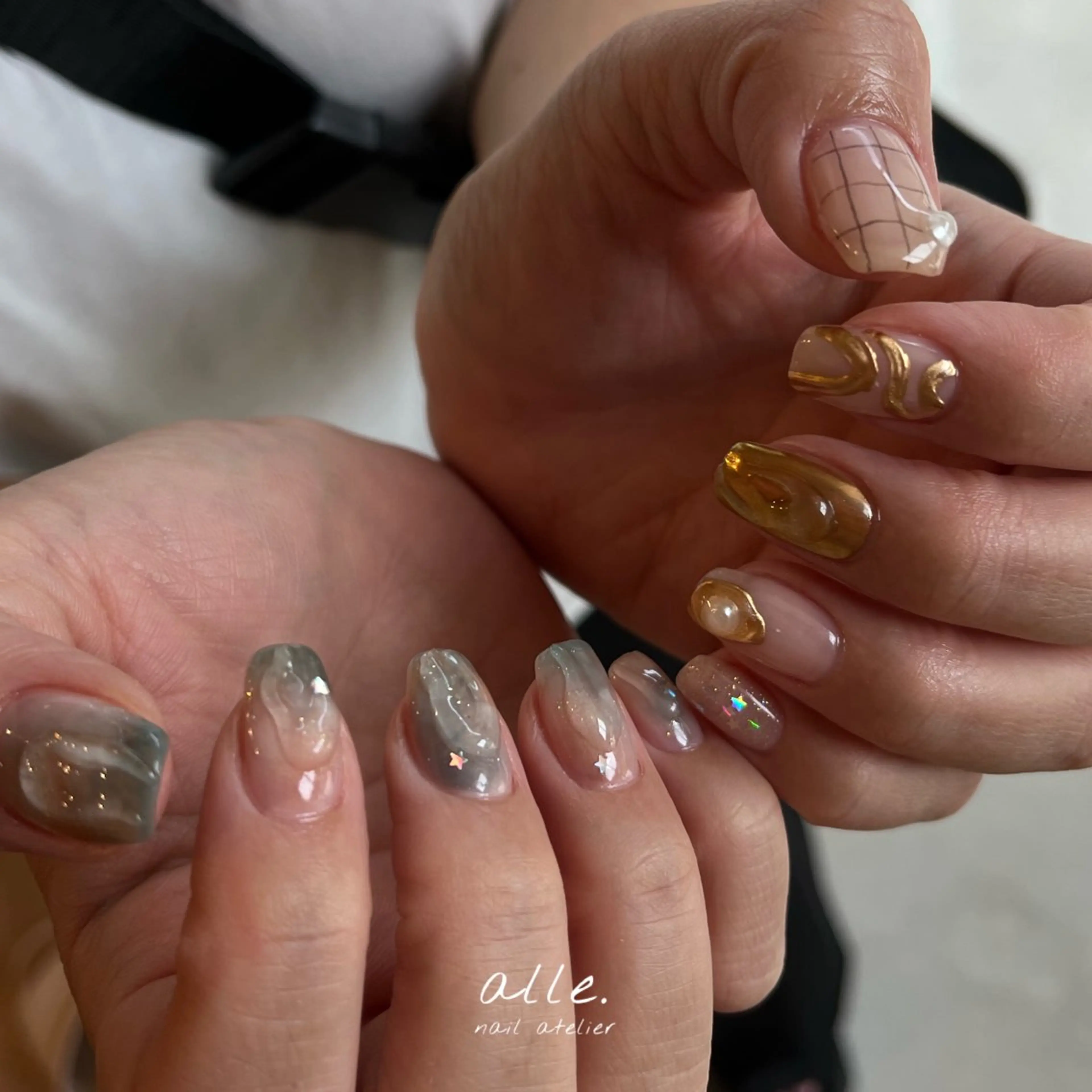 ネイル ハンドネイル atelier alle.のネイルデザイン