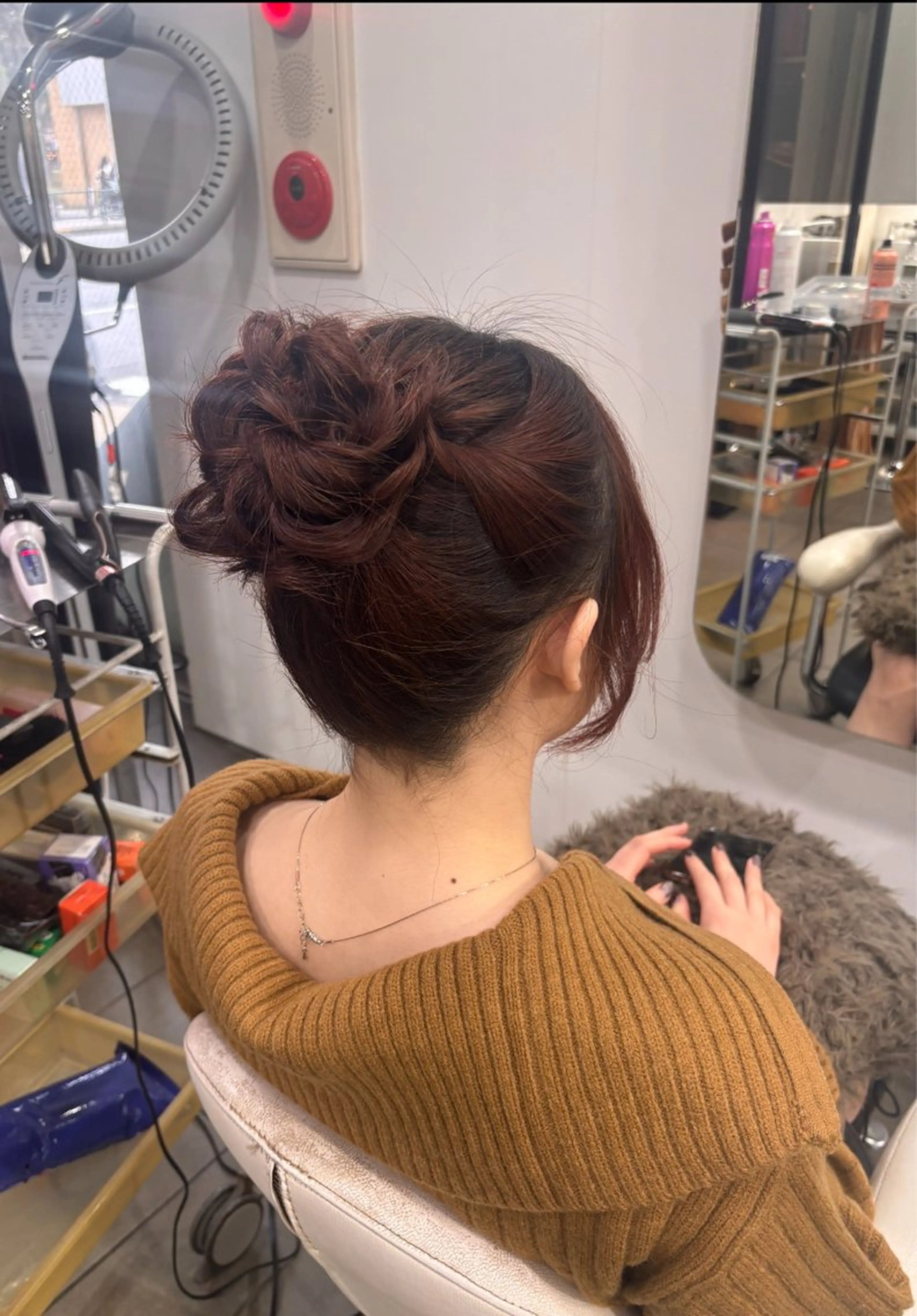 ロング ヘアセット 𝗬𝗨𝗔 🐈‍⬛のヘアスタイル
