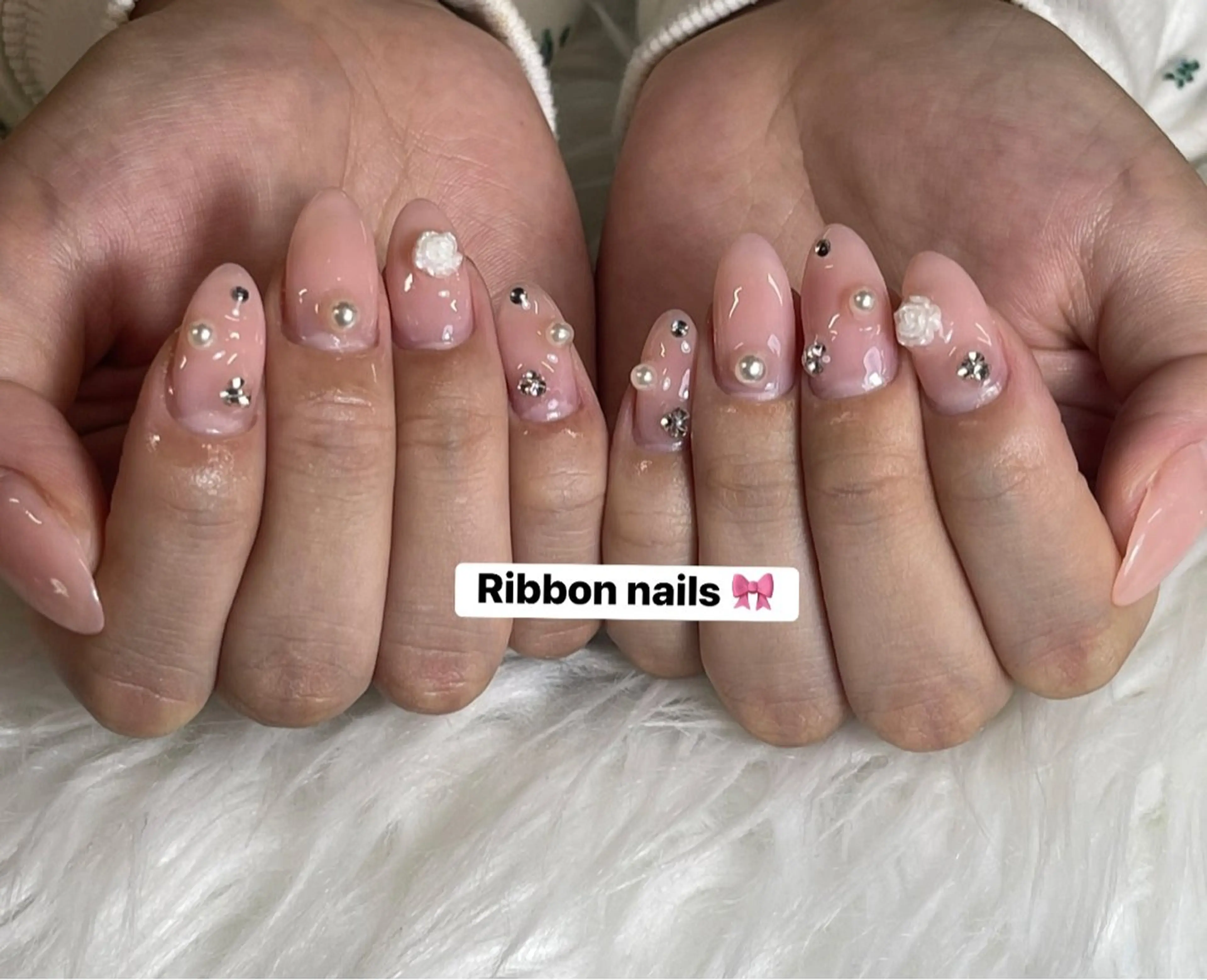 ネイル フレンチネイル ジェルネイル マグネットネイル 持ち込み ニュアンスネイル ハンドネイル NiJi Nailsのネイルデザイン