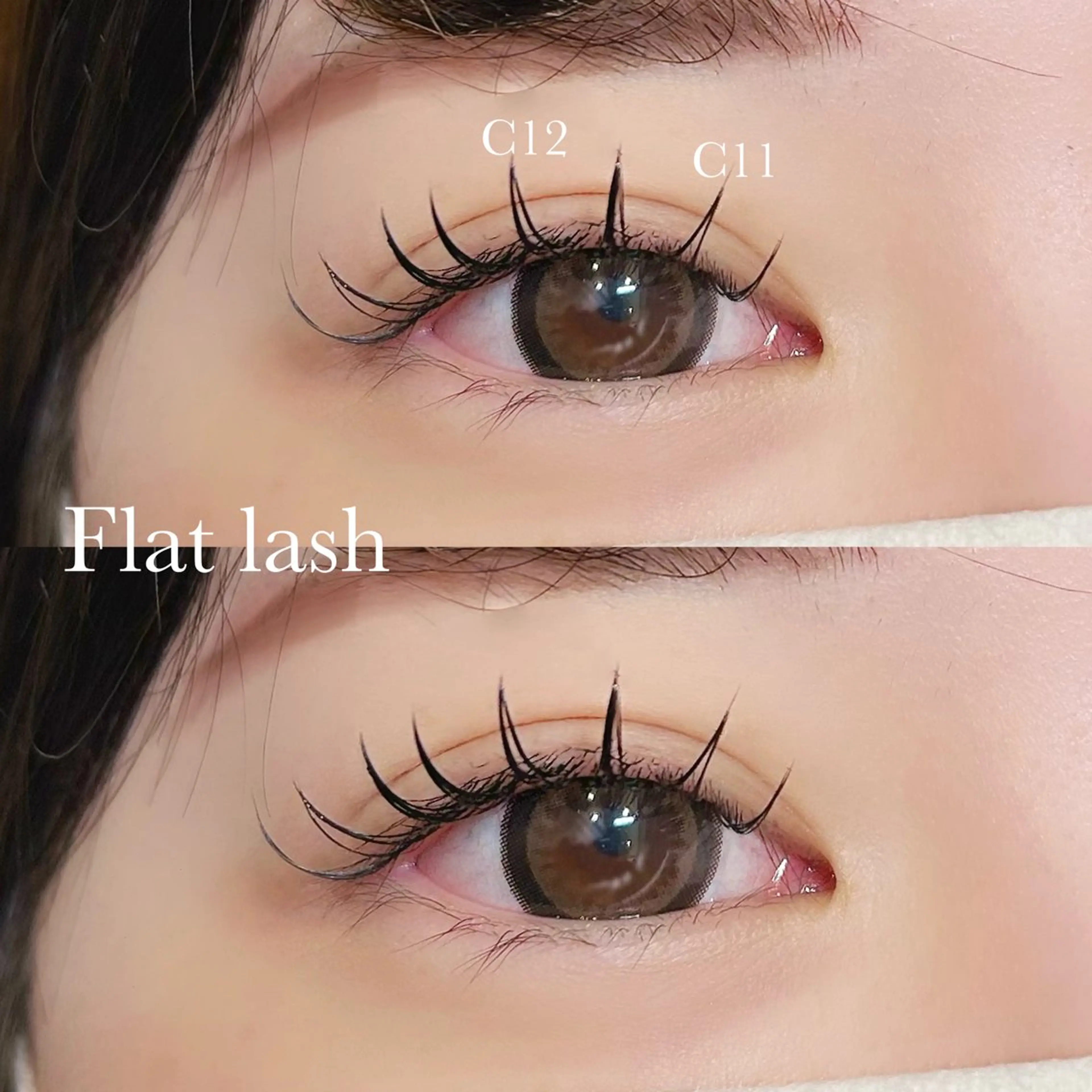 フラットラッシュ80本🤍の写真