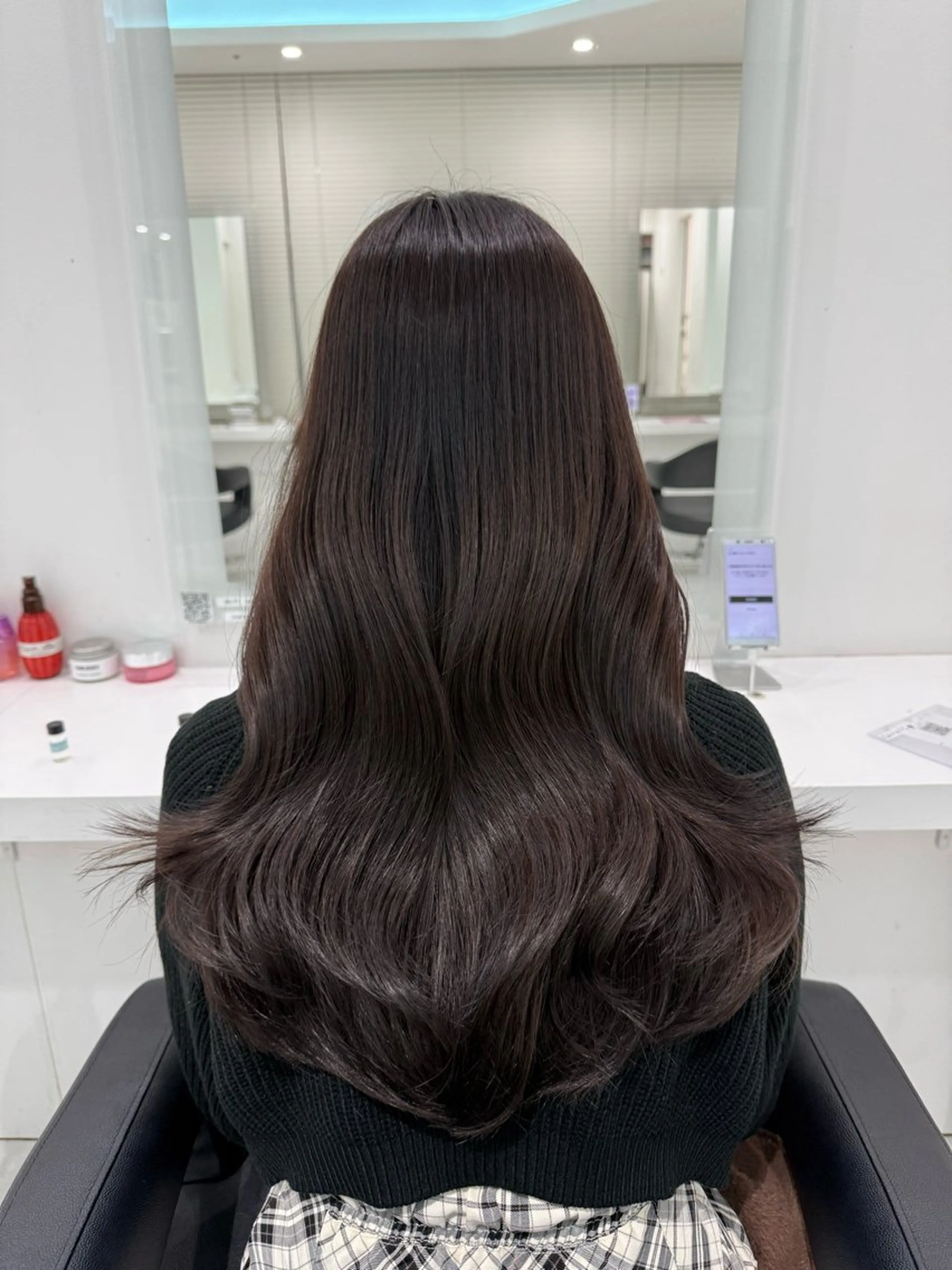 ミディアム カラー ヘアカラー トリートメント ♡上品韓国髪♡ブラ ウン/SAYATOのヘアスタイル