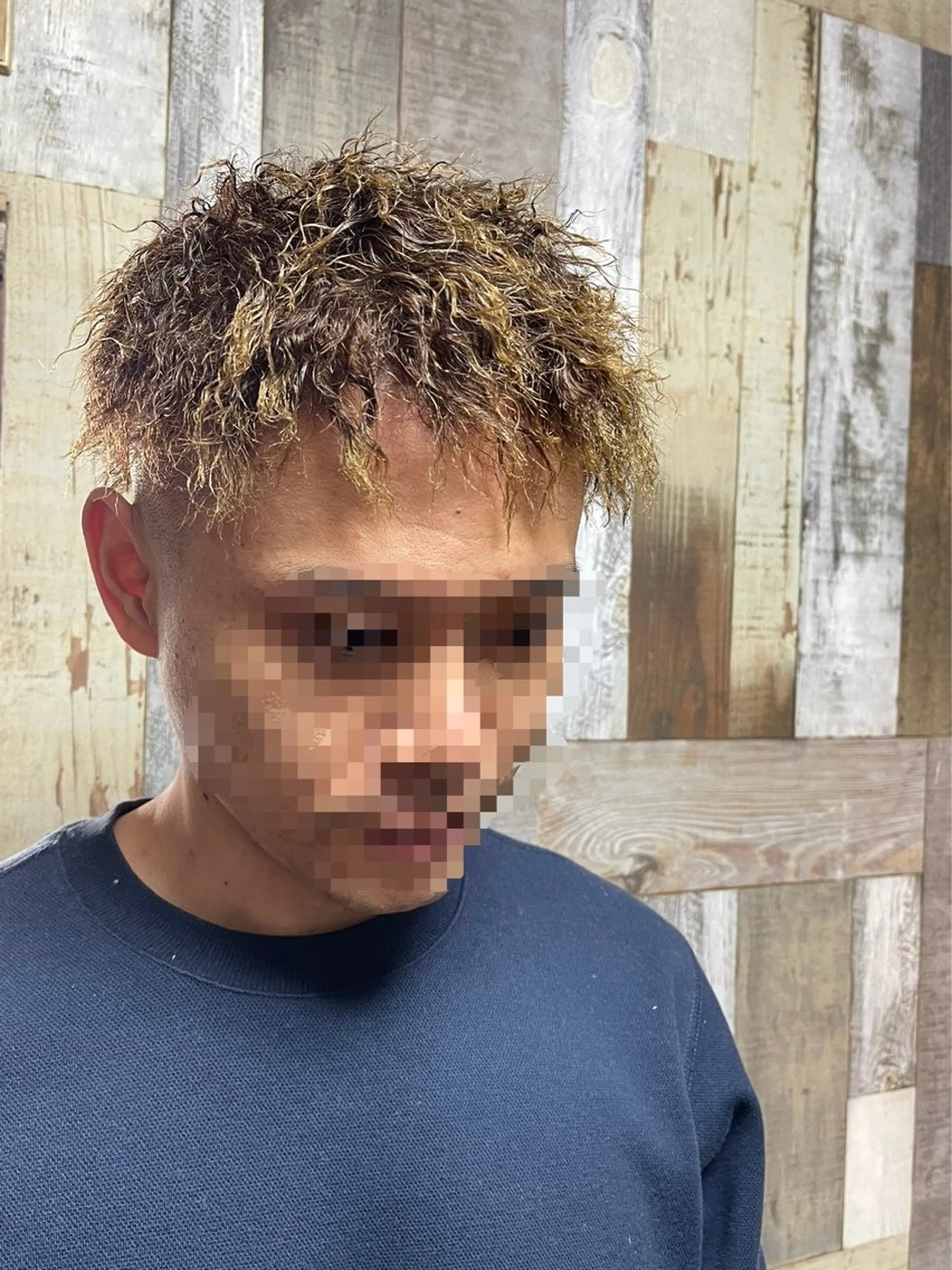 カラー パーマ メンズ メンズパーマ カット ヘアカラー パーマ トリートメント メンズ特化型/永井 友貴のヘアスタイル