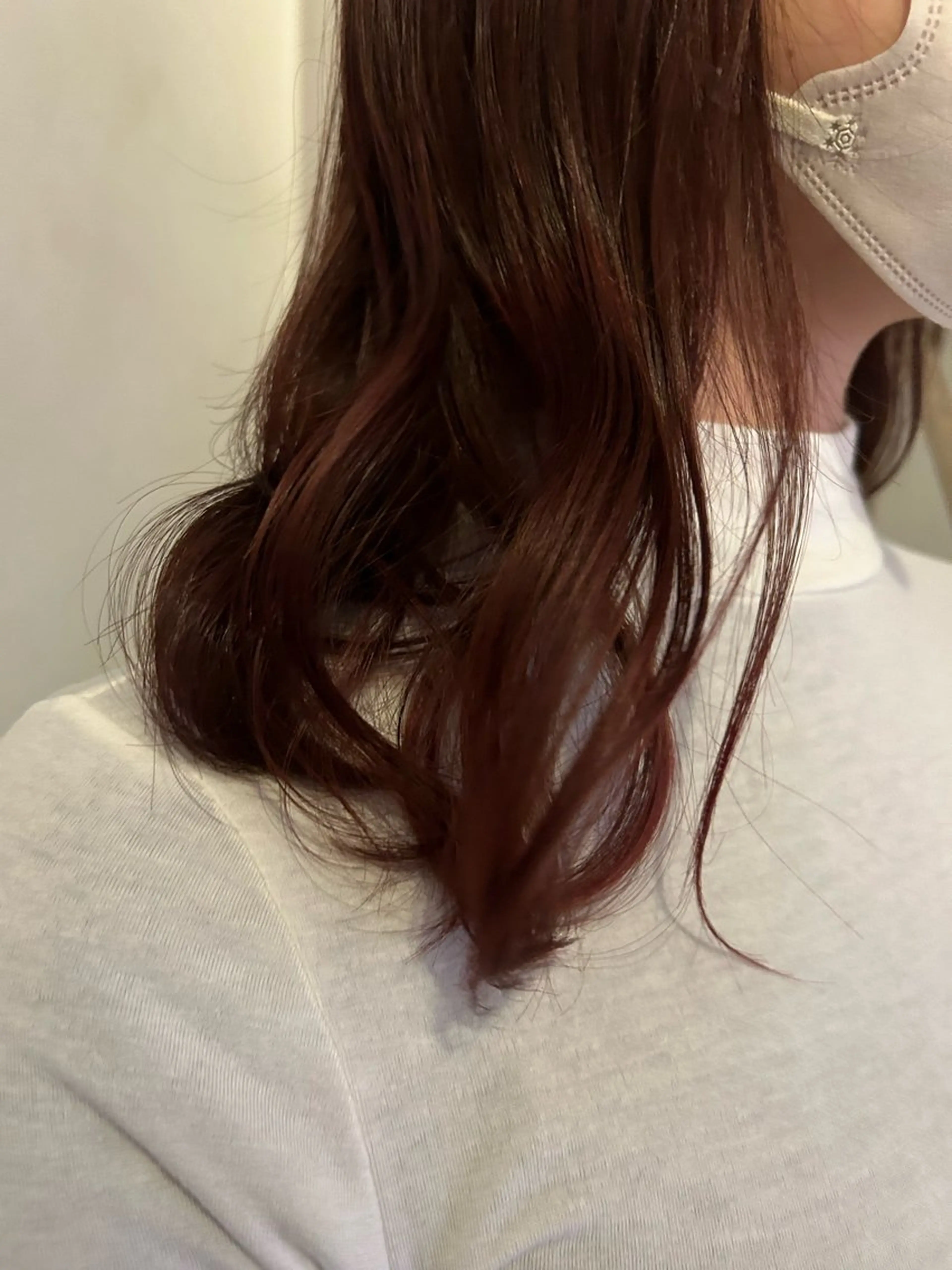 ミディアム カラー ヘアカラー 愛結 暖色カラー🎀🩰のヘアスタイル