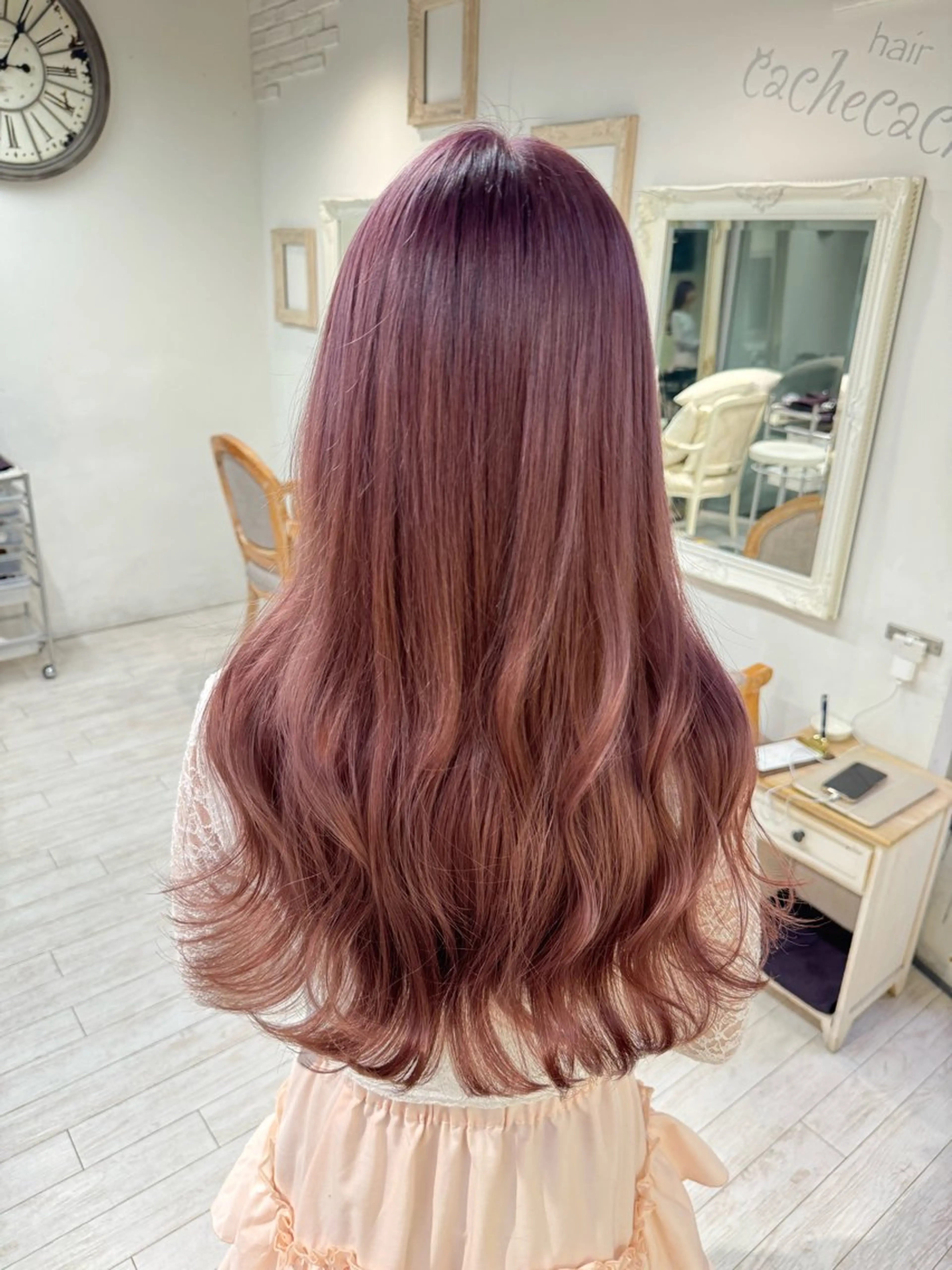 ロング カラー ヘアカラー 🍓艶モテ暖色カラー 🎀mayu🍓のヘアスタイル